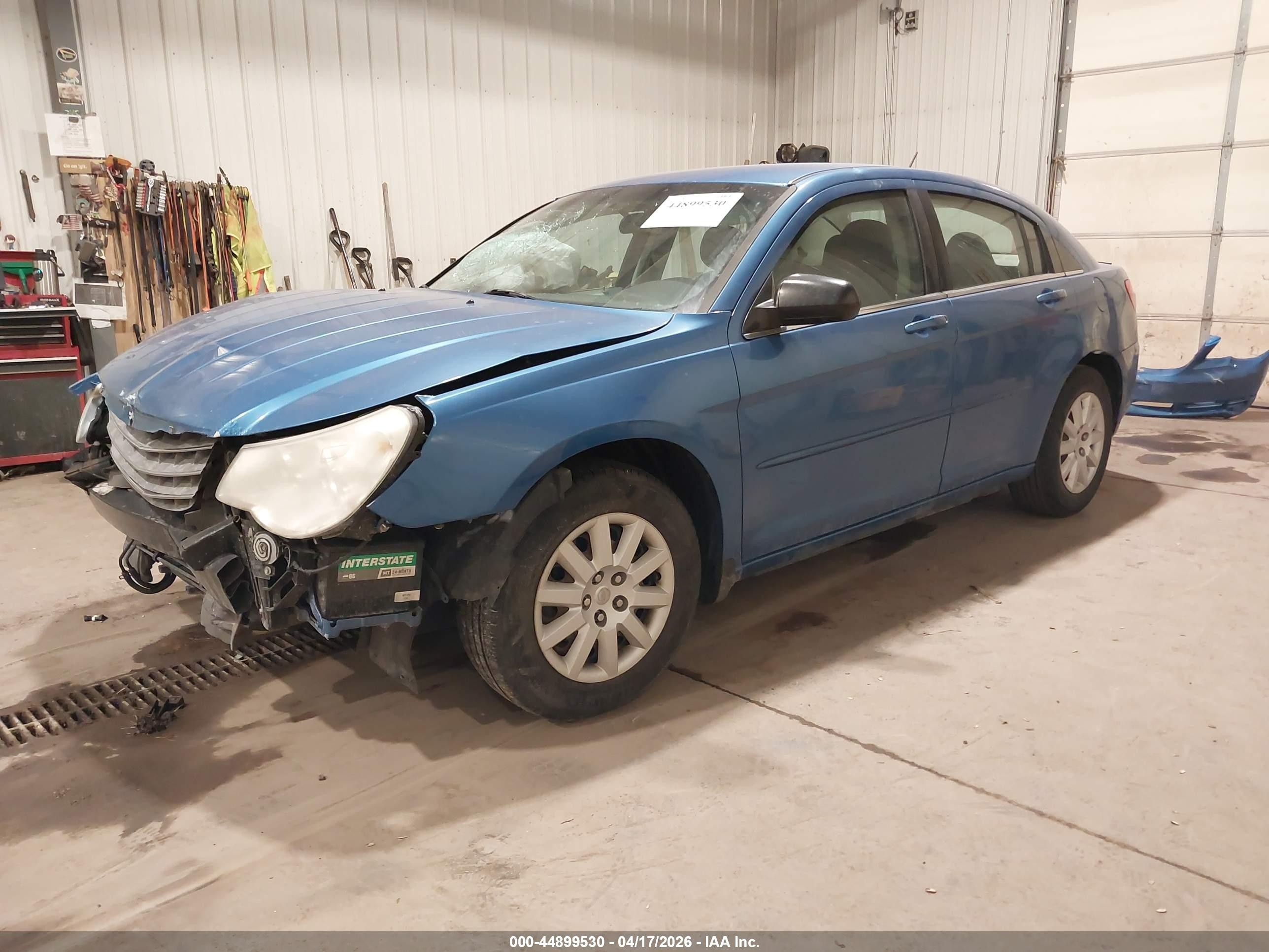 2008 Chrysler Sebring Lx Синий vin: 1C3LC46J38N236575