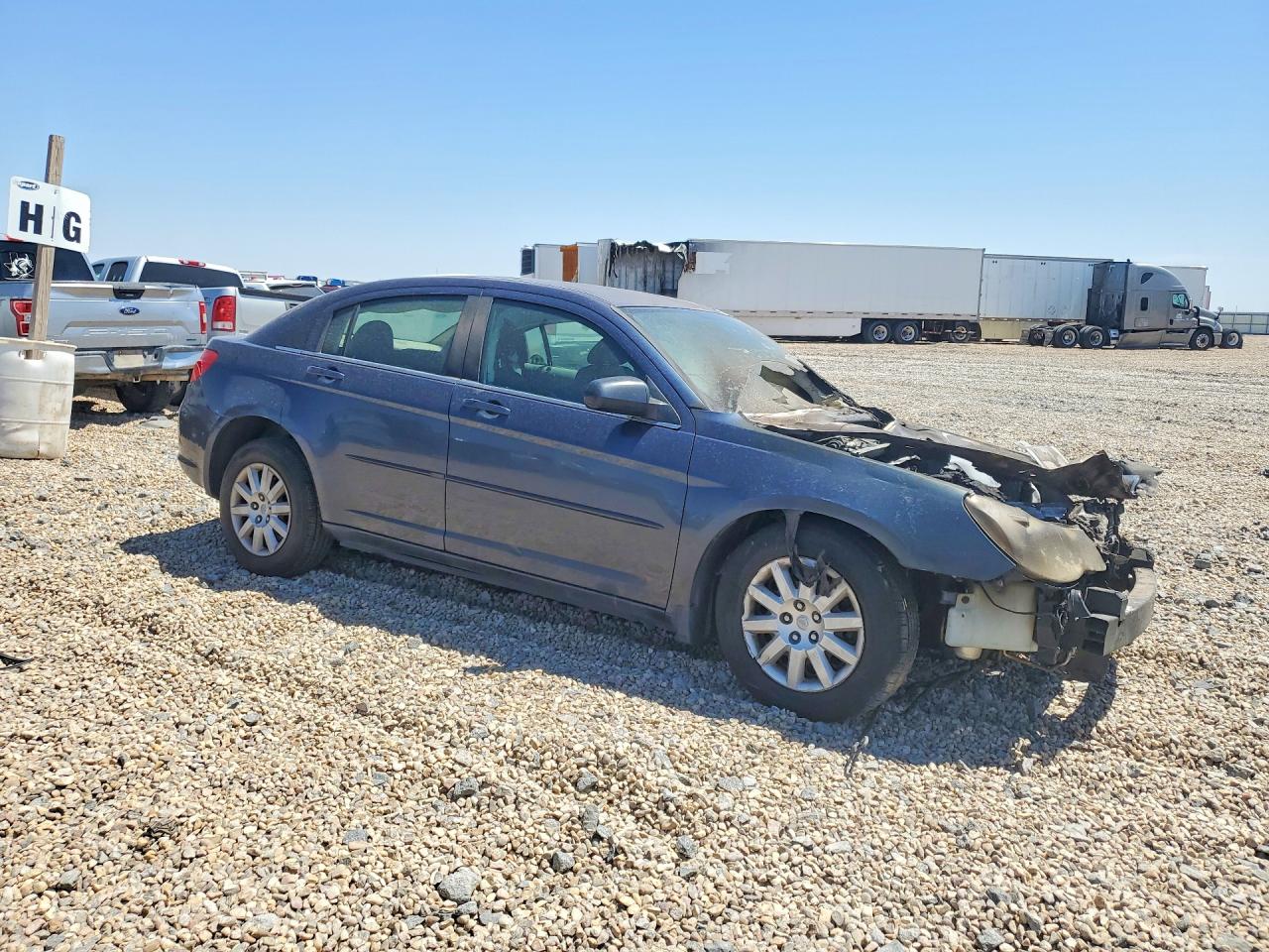 2008 Chrysler Sebring Lx Blue vin: 1C3LC46J68N218748