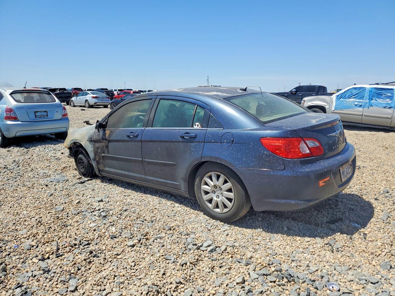 2008 Chrysler Sebring Lx Blue vin: 1C3LC46J68N218748