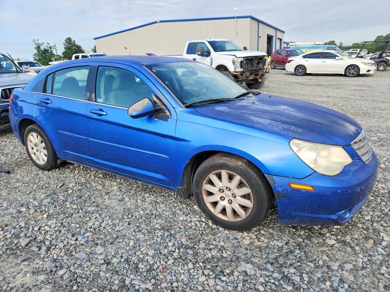 2007 Chrysler Sebring Blue vin: 1C3LC46K07N526053