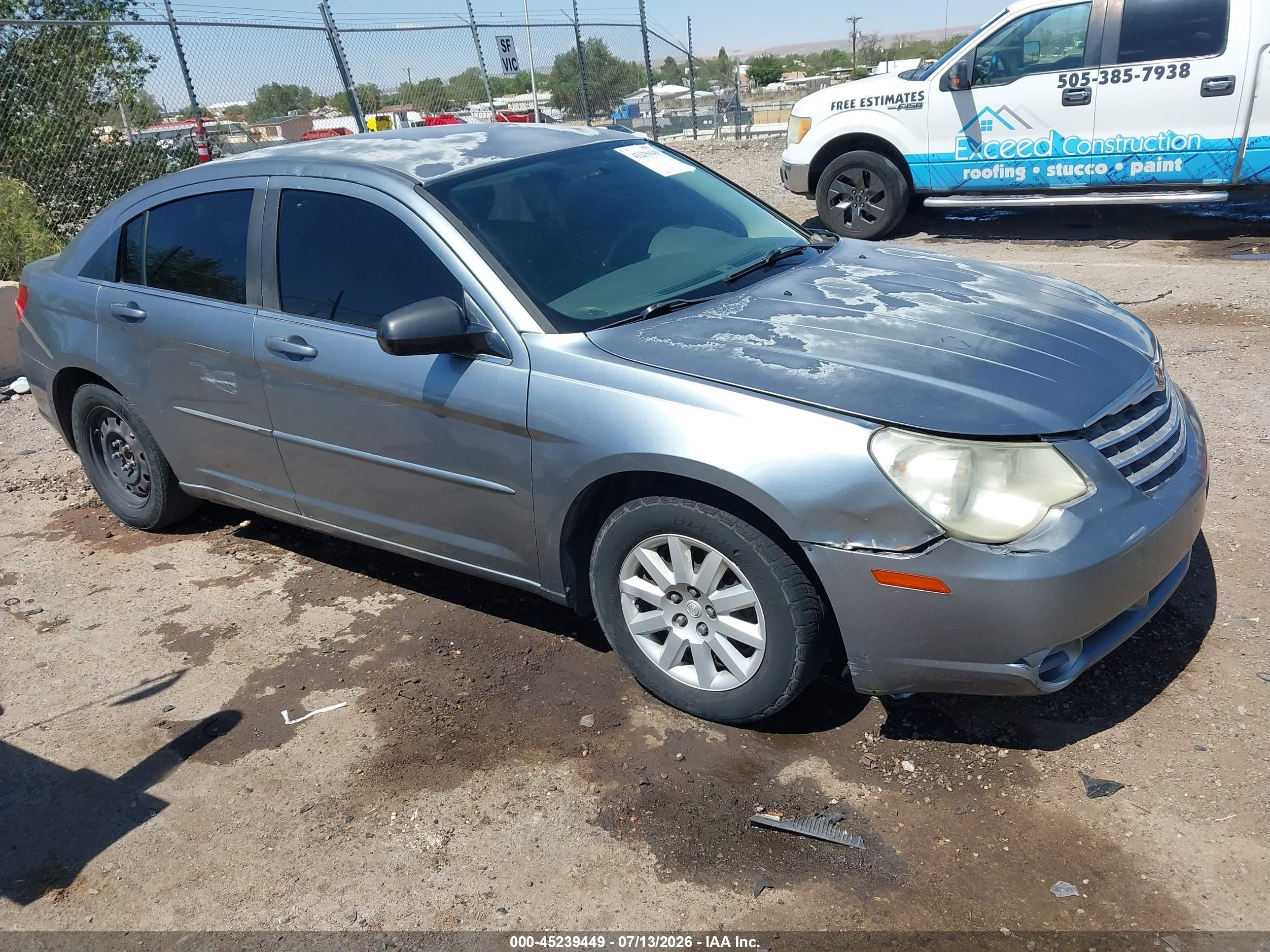 2007 Chrysler Sebring   Gray vin: 1C3LC46K07N557075