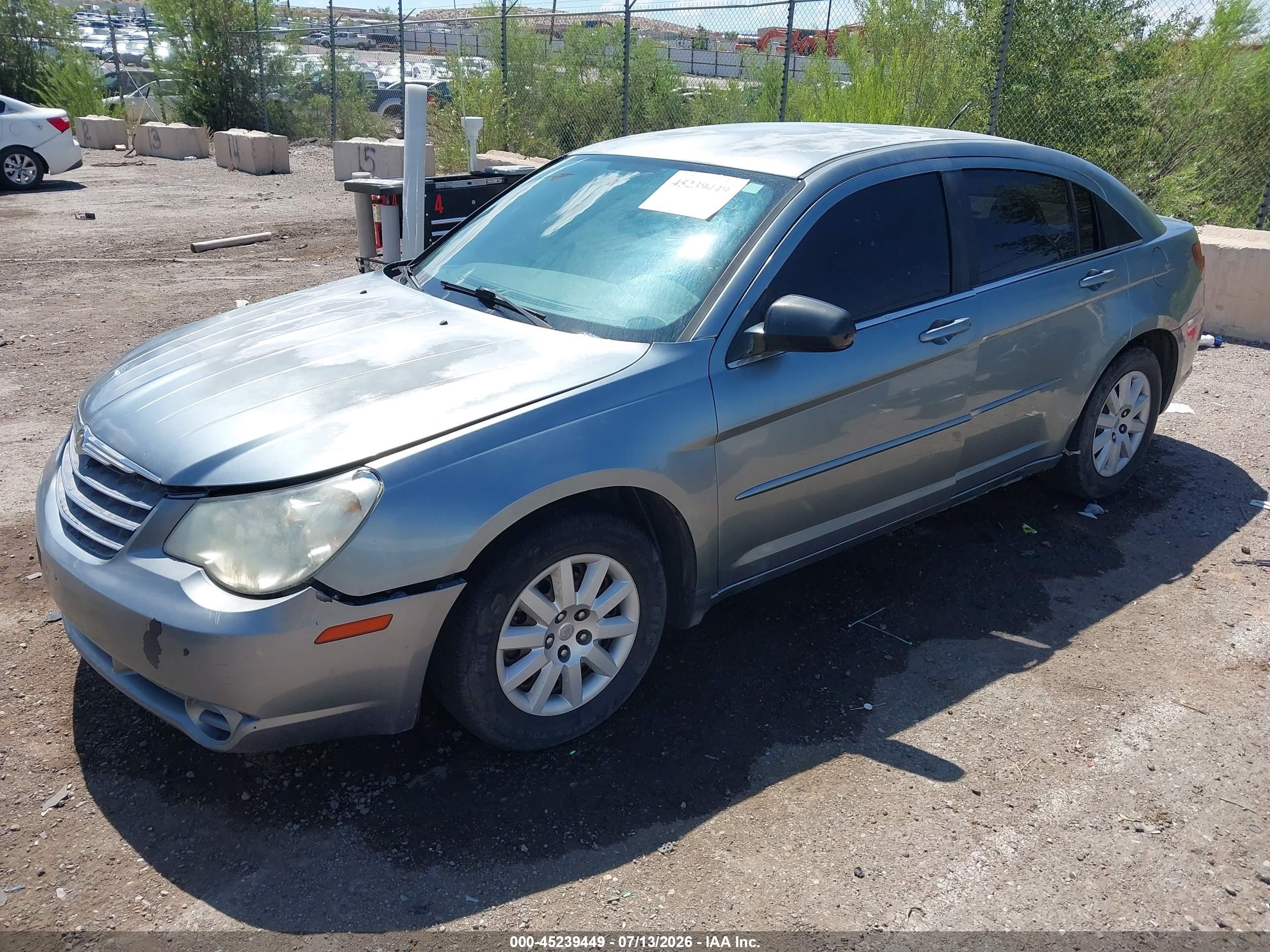 2007 Chrysler Sebring   Gray vin: 1C3LC46K07N557075