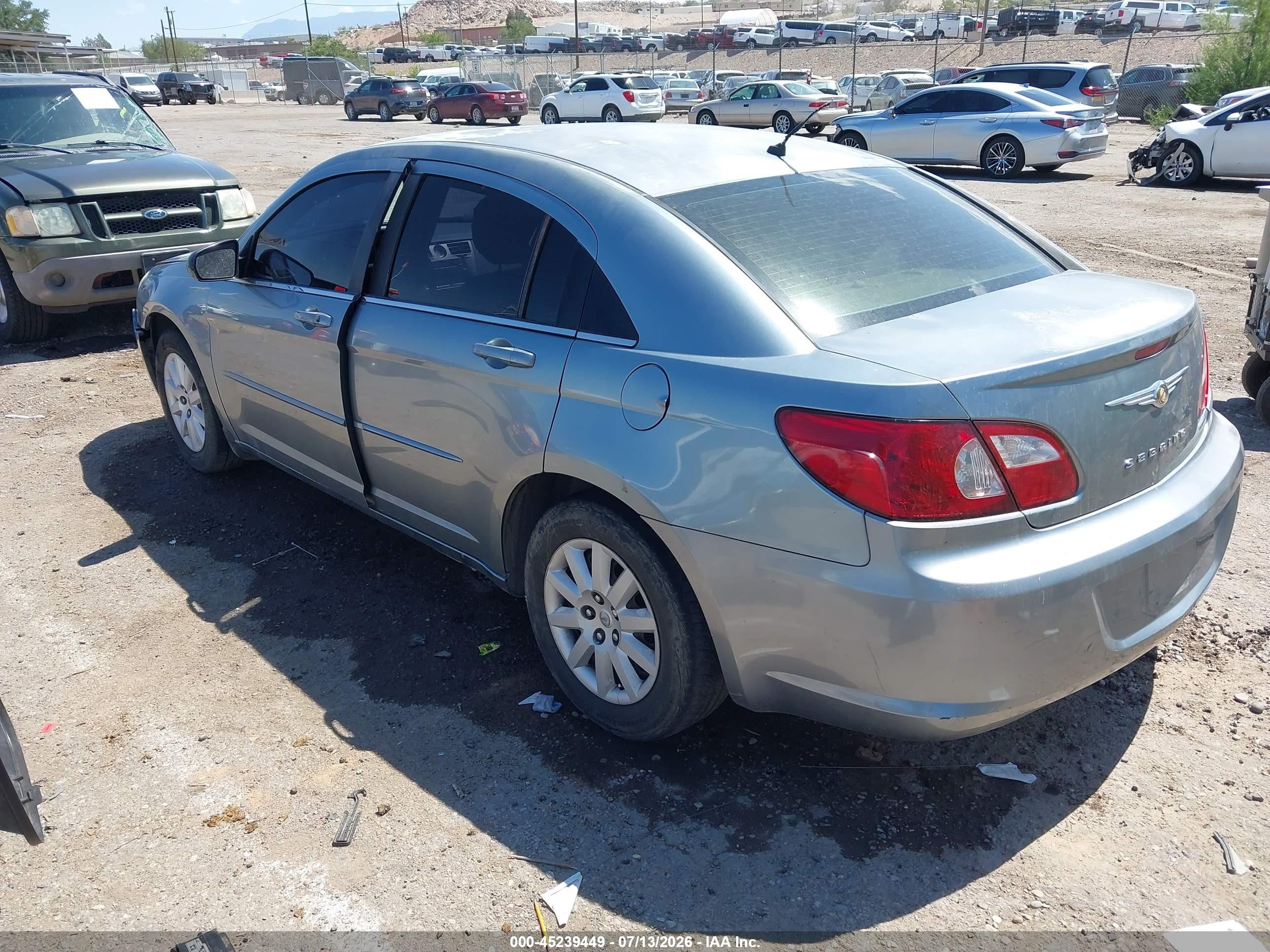 2007 Chrysler Sebring   Gray vin: 1C3LC46K07N557075