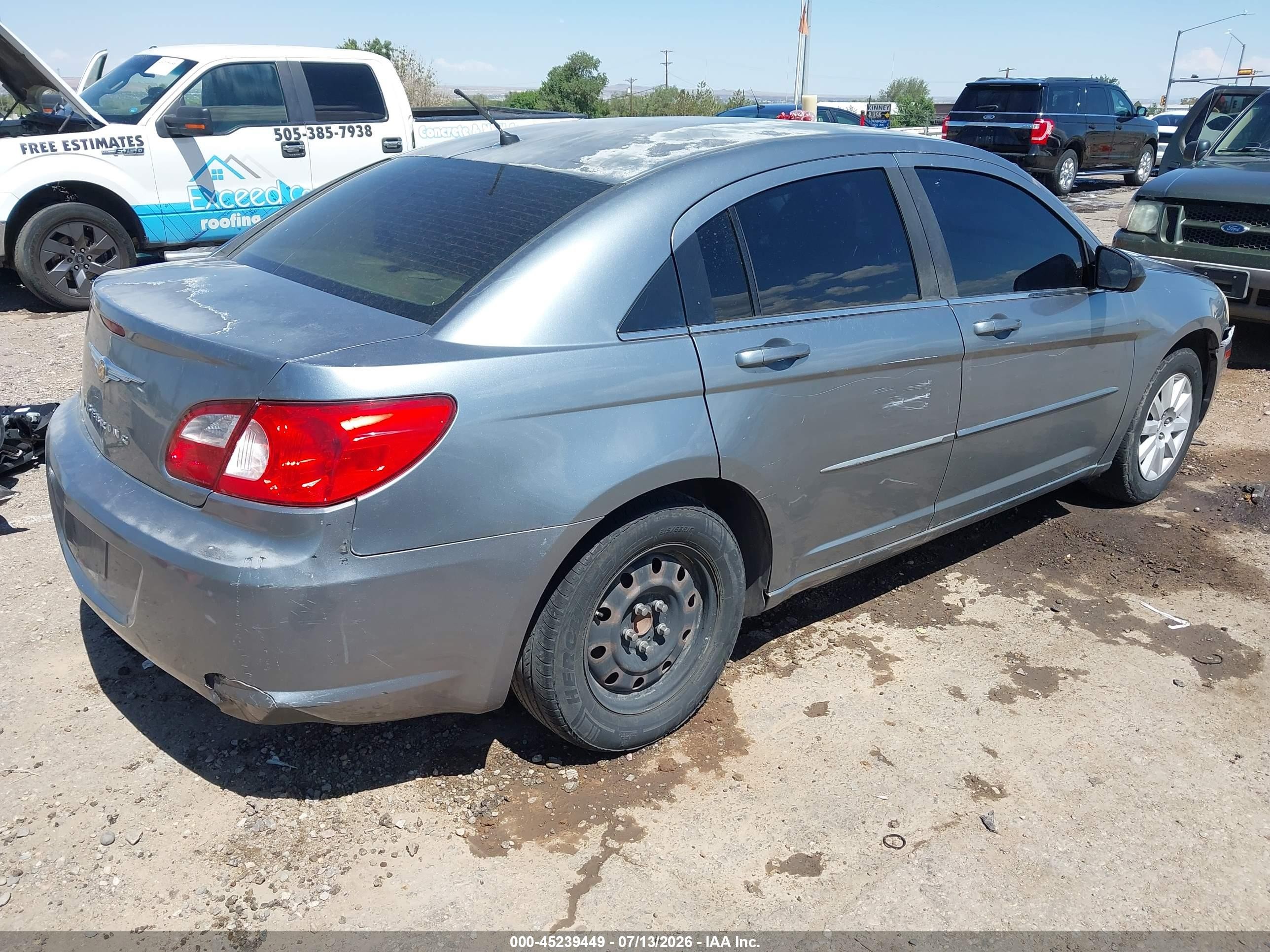 2007 Chrysler Sebring   Gray vin: 1C3LC46K07N557075