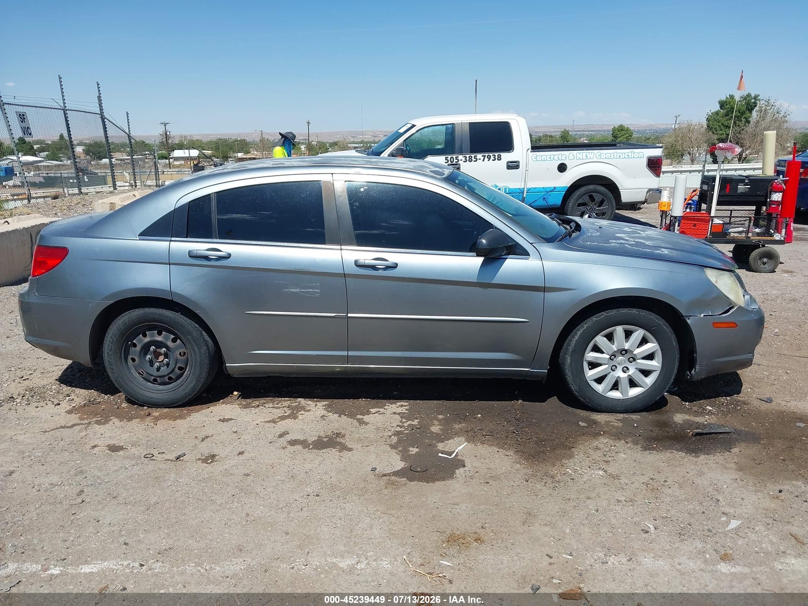 2007 Chrysler Sebring   Gray vin: 1C3LC46K07N557075