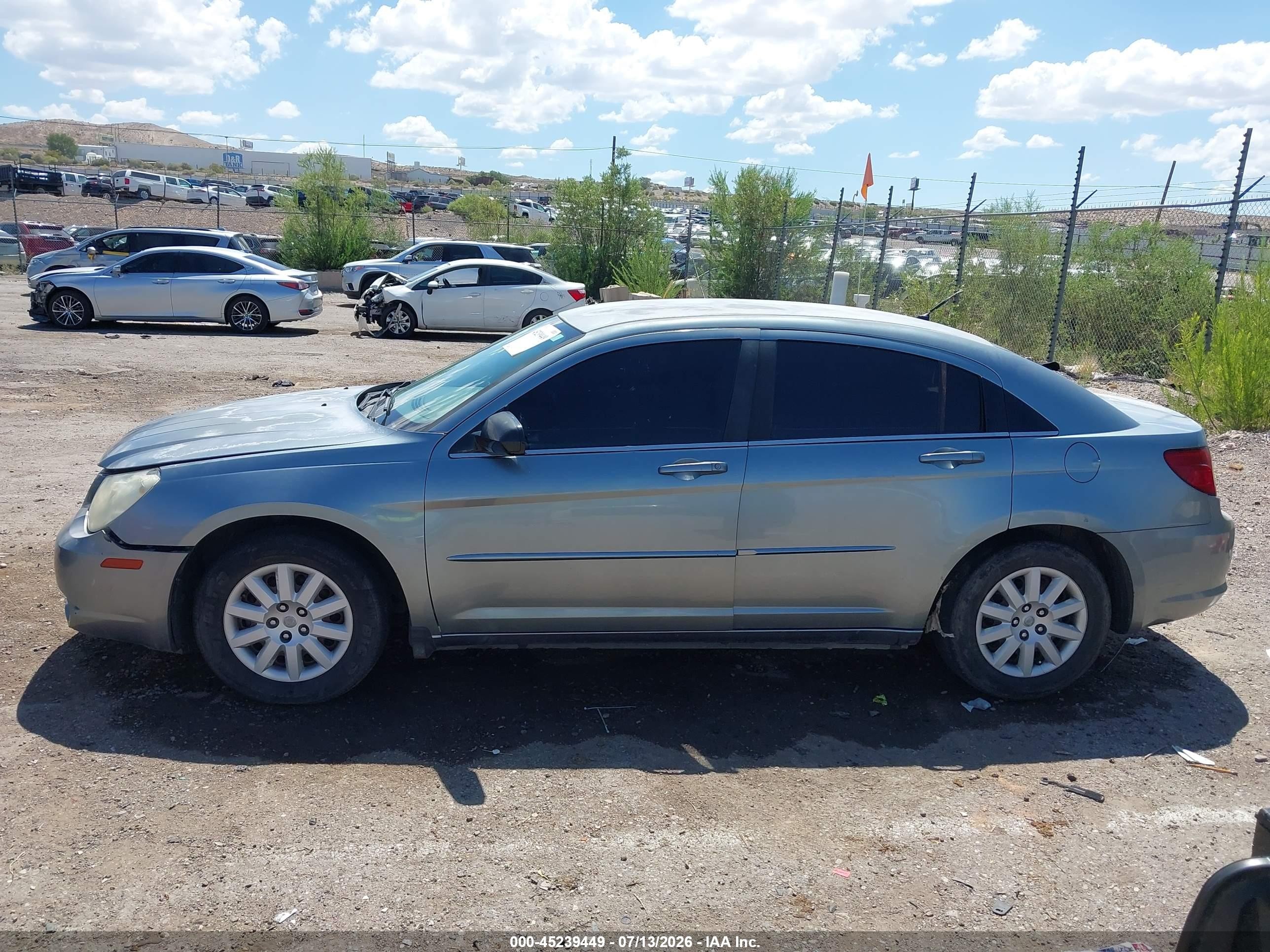2007 Chrysler Sebring   Gray vin: 1C3LC46K07N557075