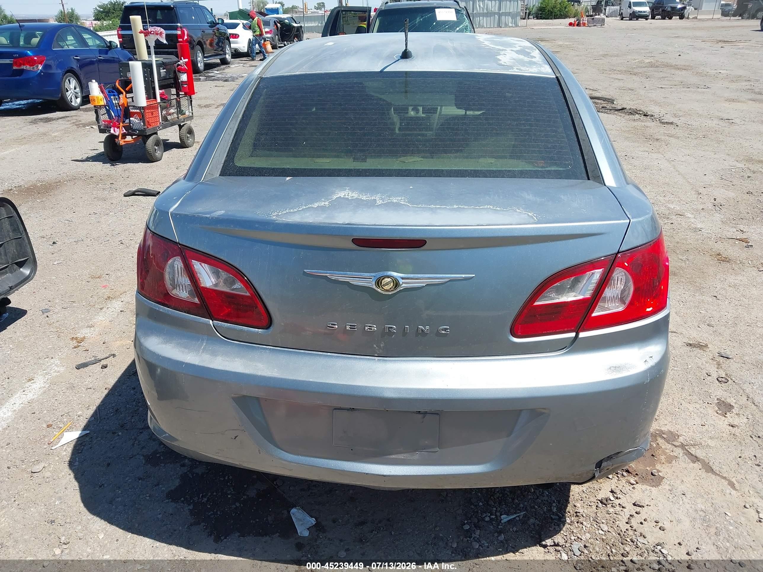 2007 Chrysler Sebring   Gray vin: 1C3LC46K07N557075