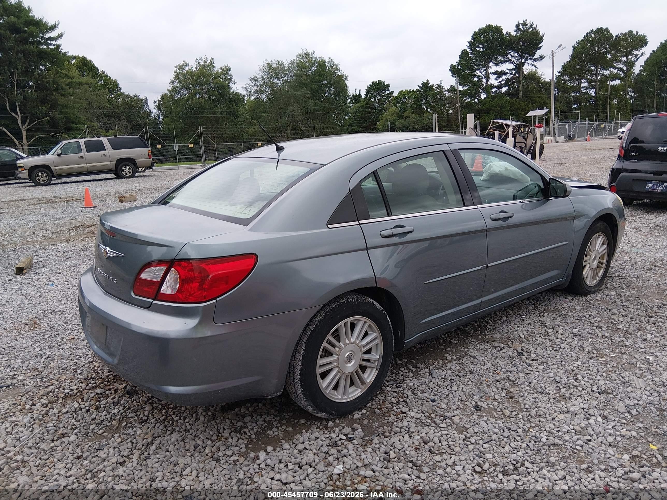2007 Chrysler Sebring   Серый vin: 1C3LC46K27N512400