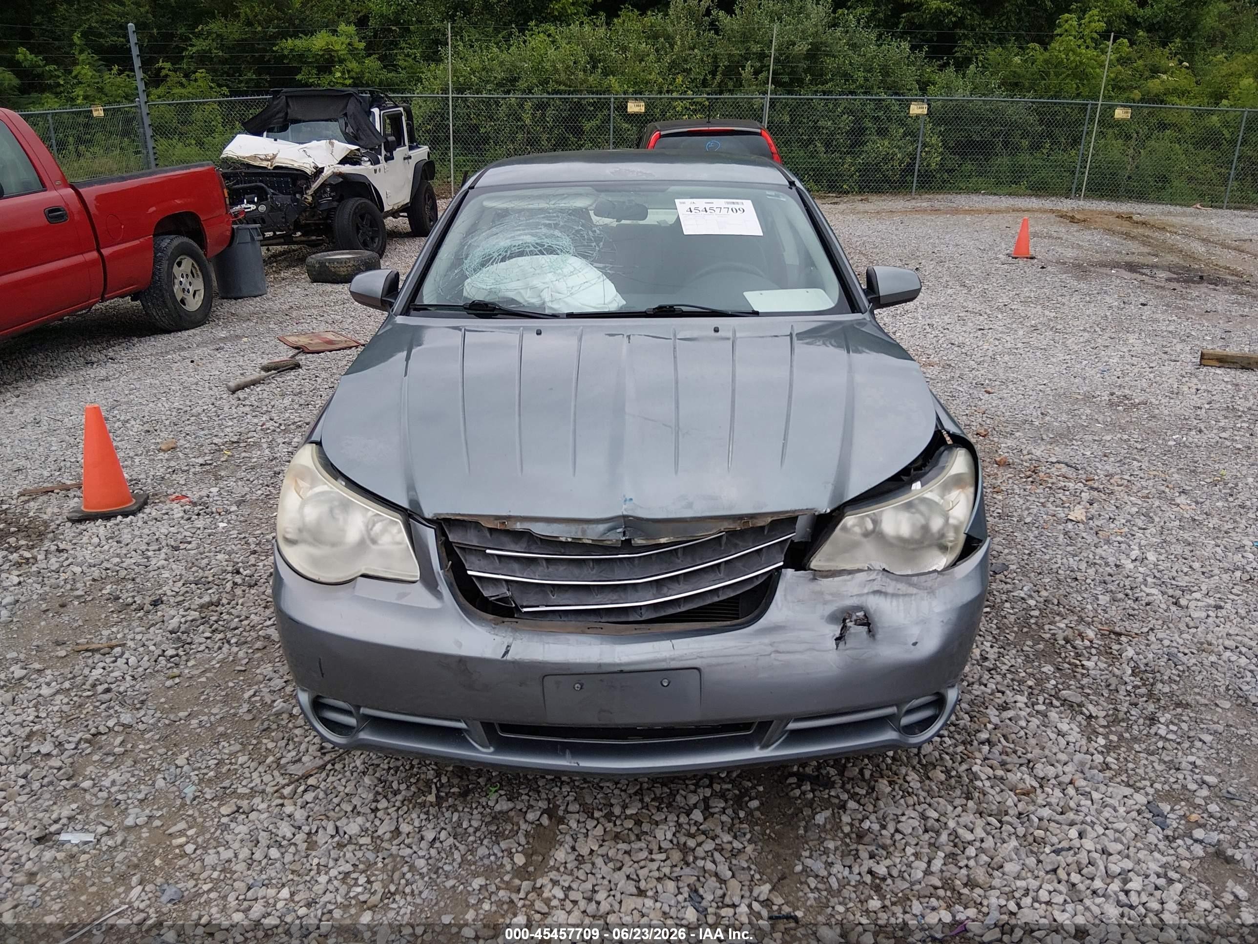 2007 Chrysler Sebring   Серый vin: 1C3LC46K27N512400