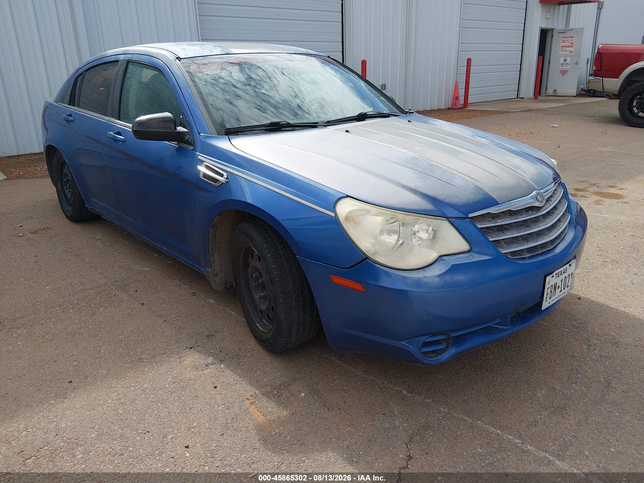2007 Chrysler Sebring   Blue vin: 1C3LC46K27N601853