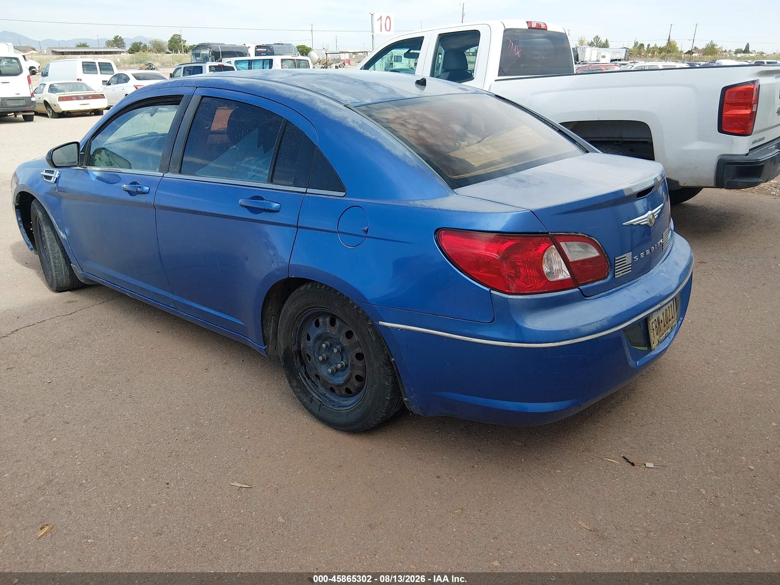2007 Chrysler Sebring   Blue vin: 1C3LC46K27N601853