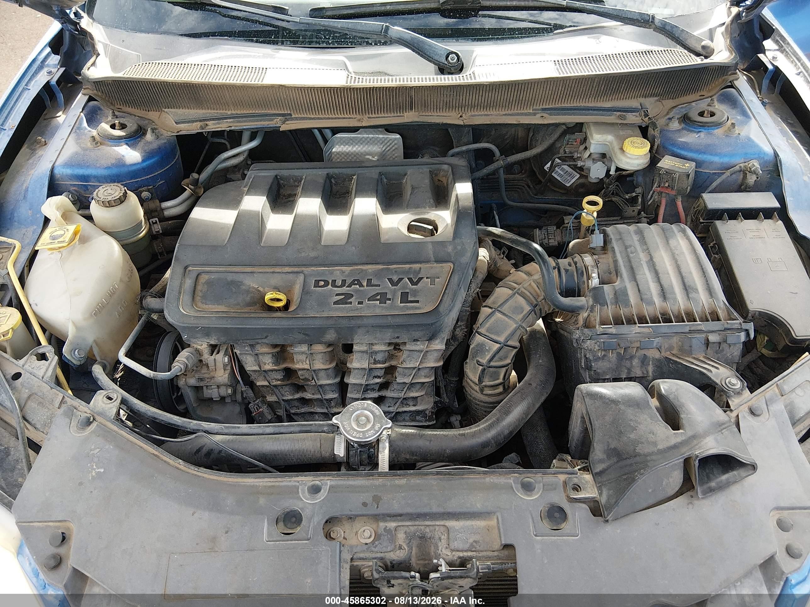 2007 Chrysler Sebring   Blue vin: 1C3LC46K27N601853