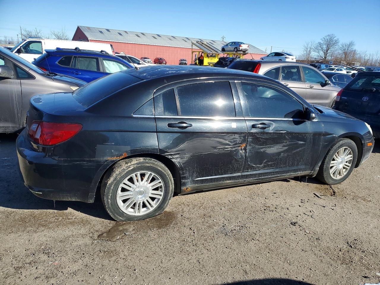 2007 Chrysler Sebring Black vin: 1C3LC46K27N632598