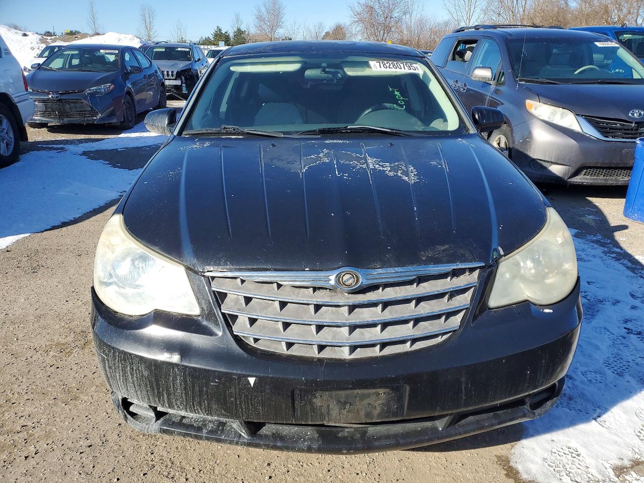 2007 Chrysler Sebring Black vin: 1C3LC46K27N632598