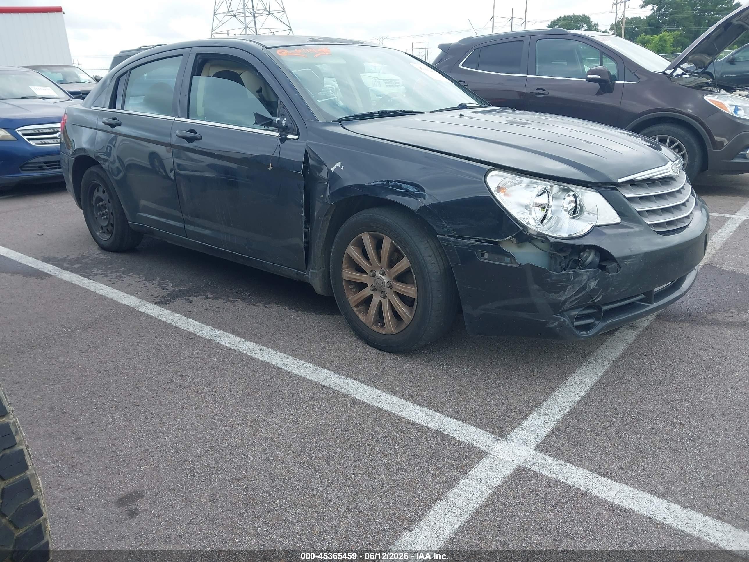 2008 Chrysler Sebring Lx Black vin: 1C3LC46K28N287607