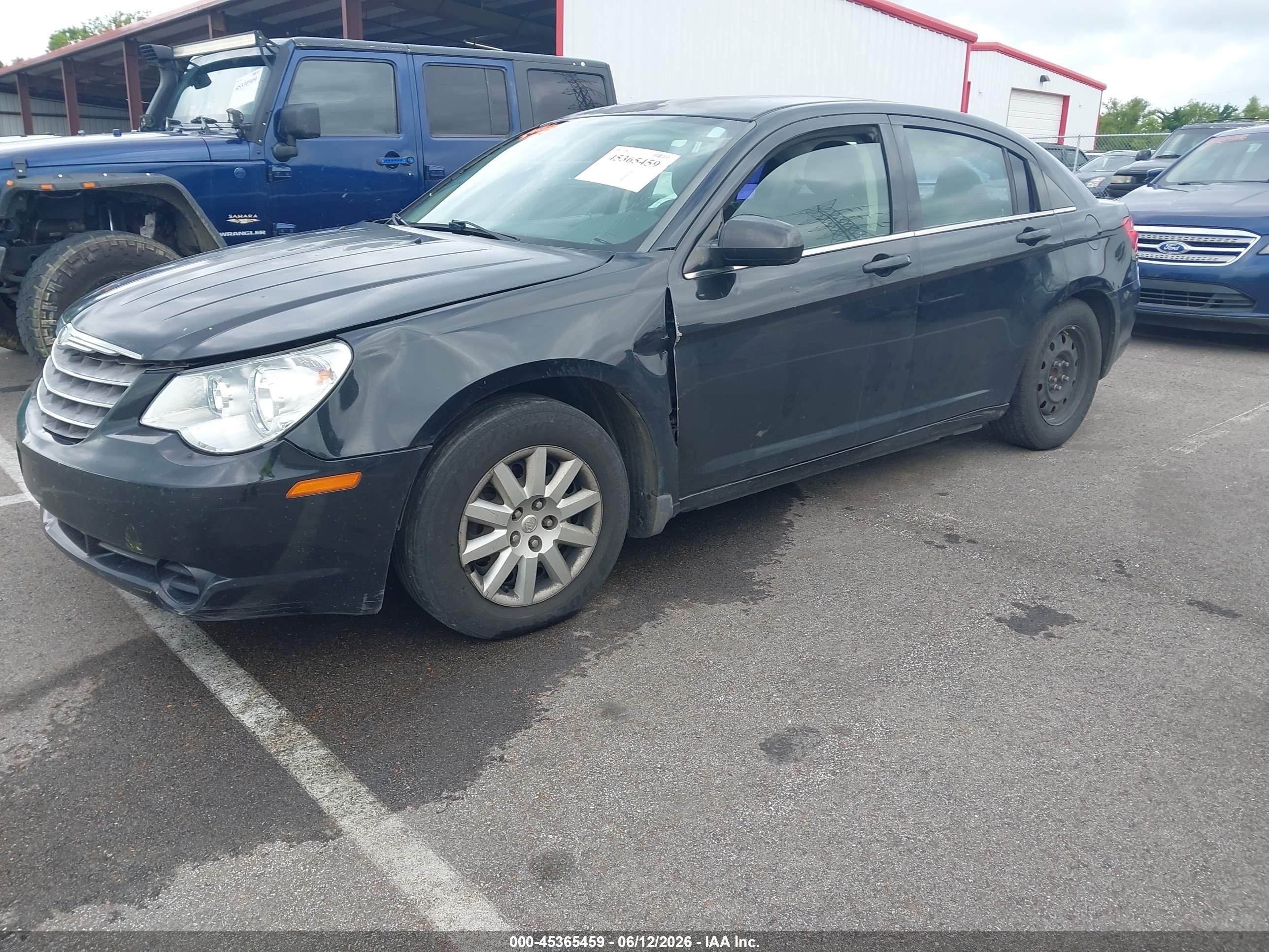 2008 Chrysler Sebring Lx Black vin: 1C3LC46K28N287607