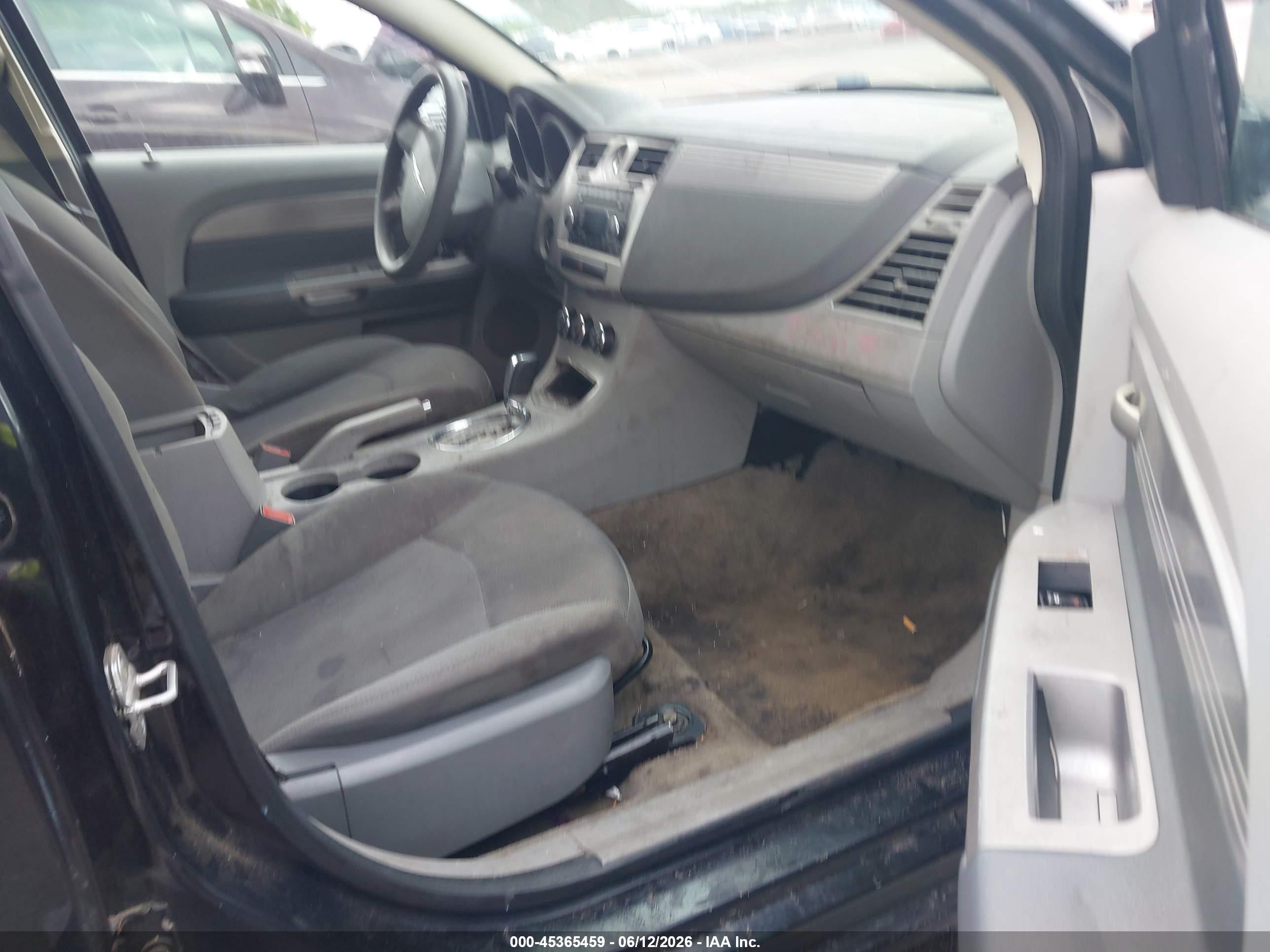 2008 Chrysler Sebring Lx Black vin: 1C3LC46K28N287607