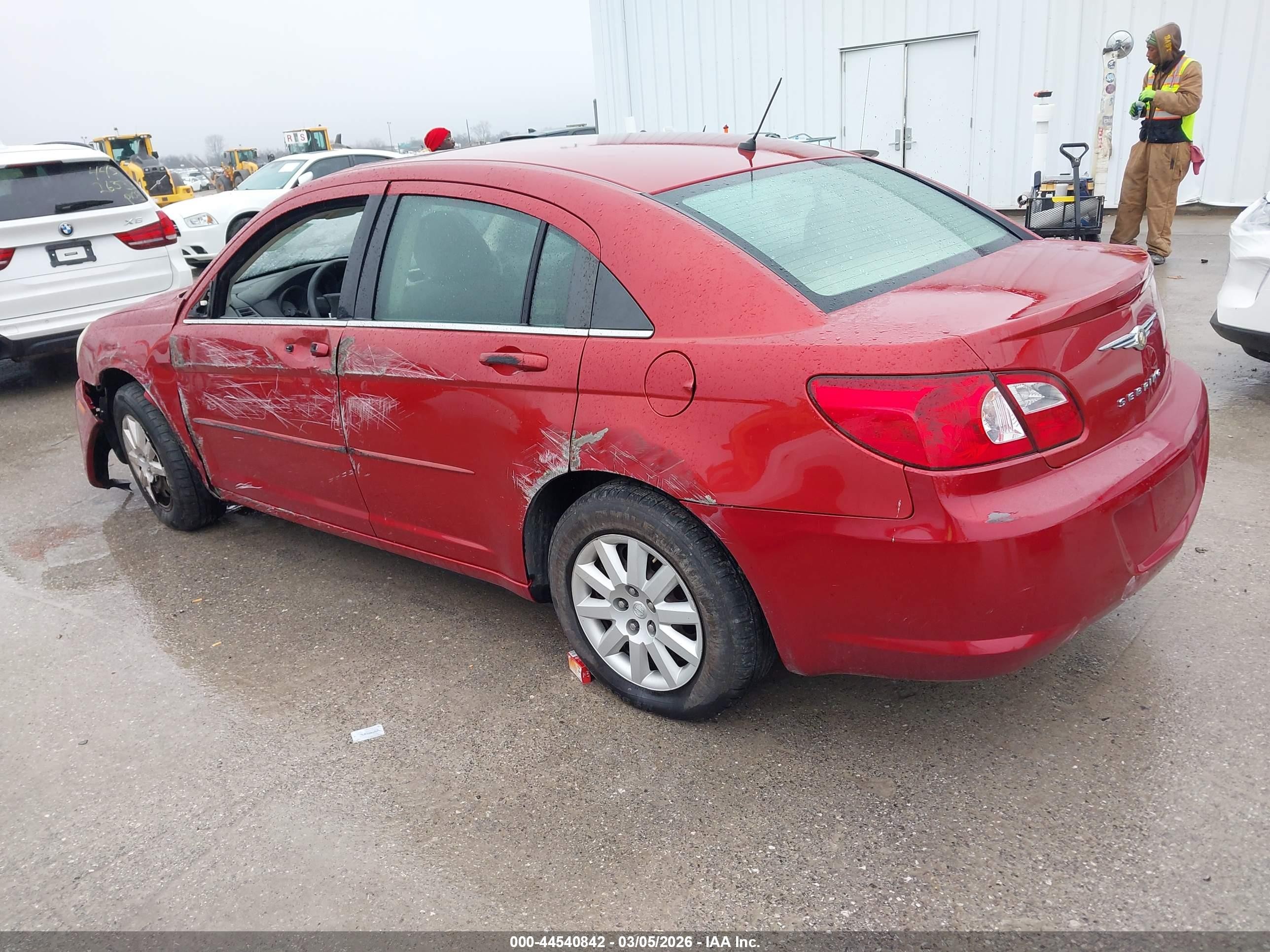 2007 Chrysler Sebring   Red vin: 1C3LC46K37N517122