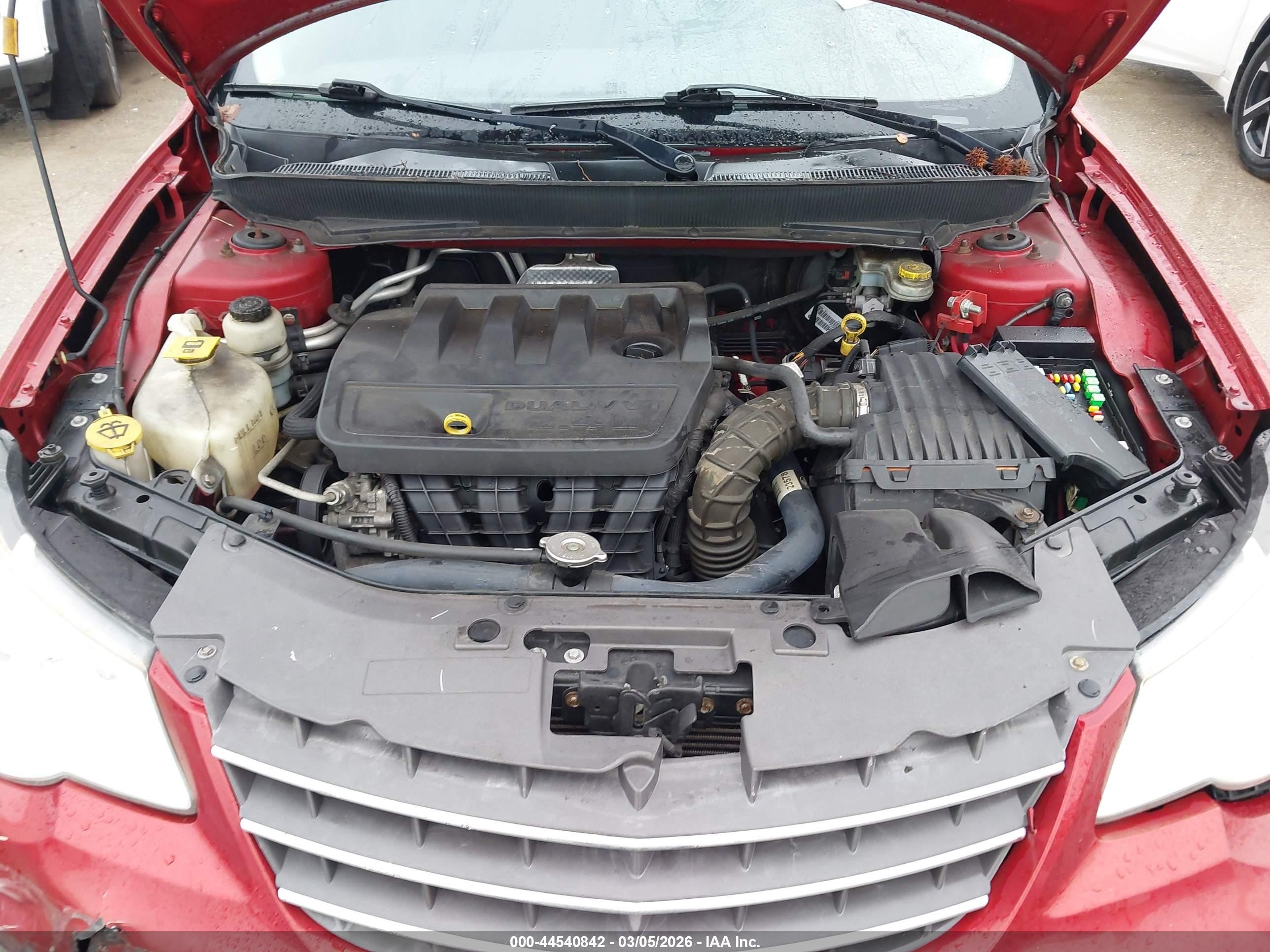 2007 Chrysler Sebring   Red vin: 1C3LC46K37N517122