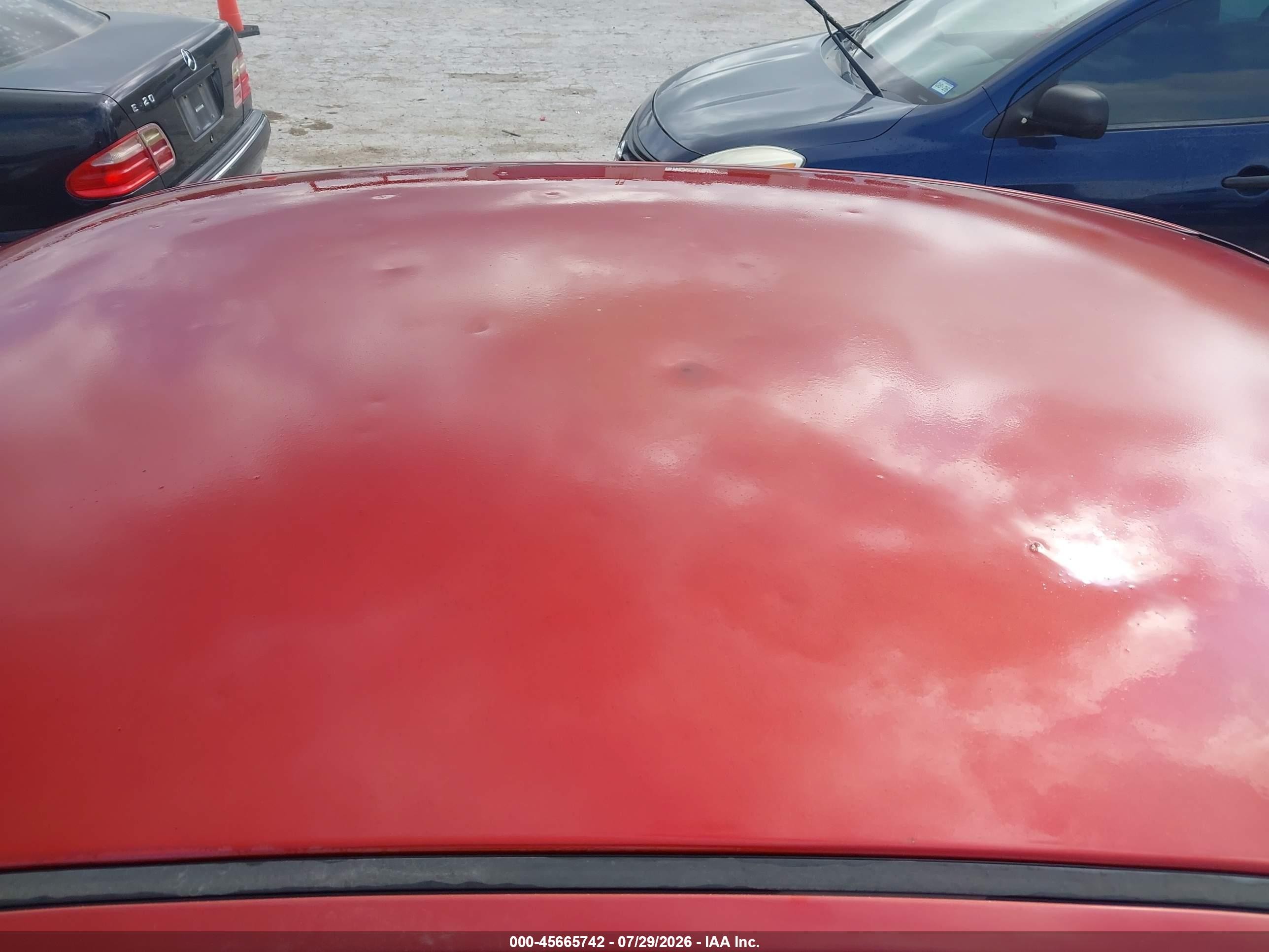 2007 Chrysler Sebring   Red vin: 1C3LC46K47N556396