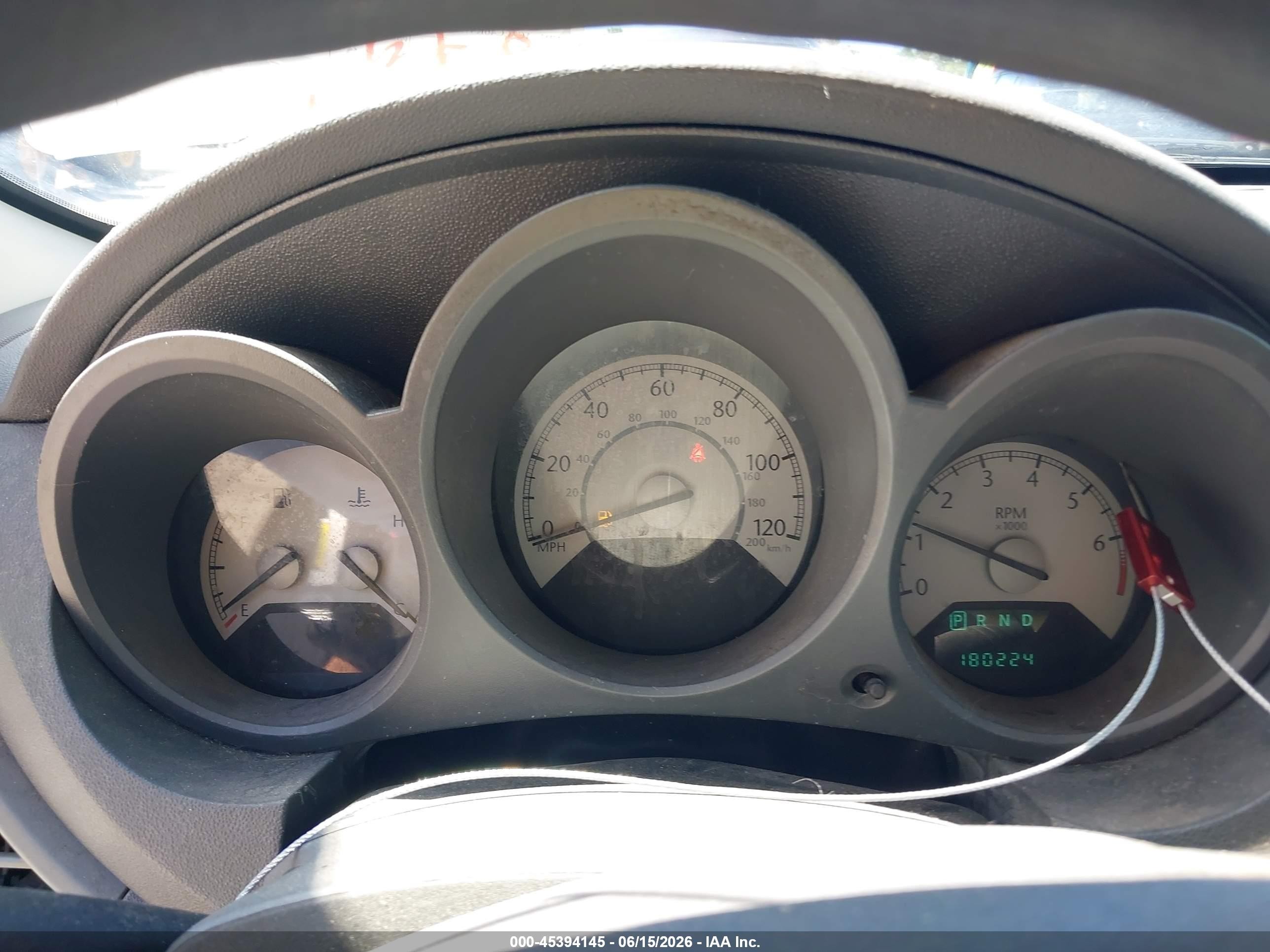 2007 Chrysler Sebring   Black vin: 1C3LC46K47N676666