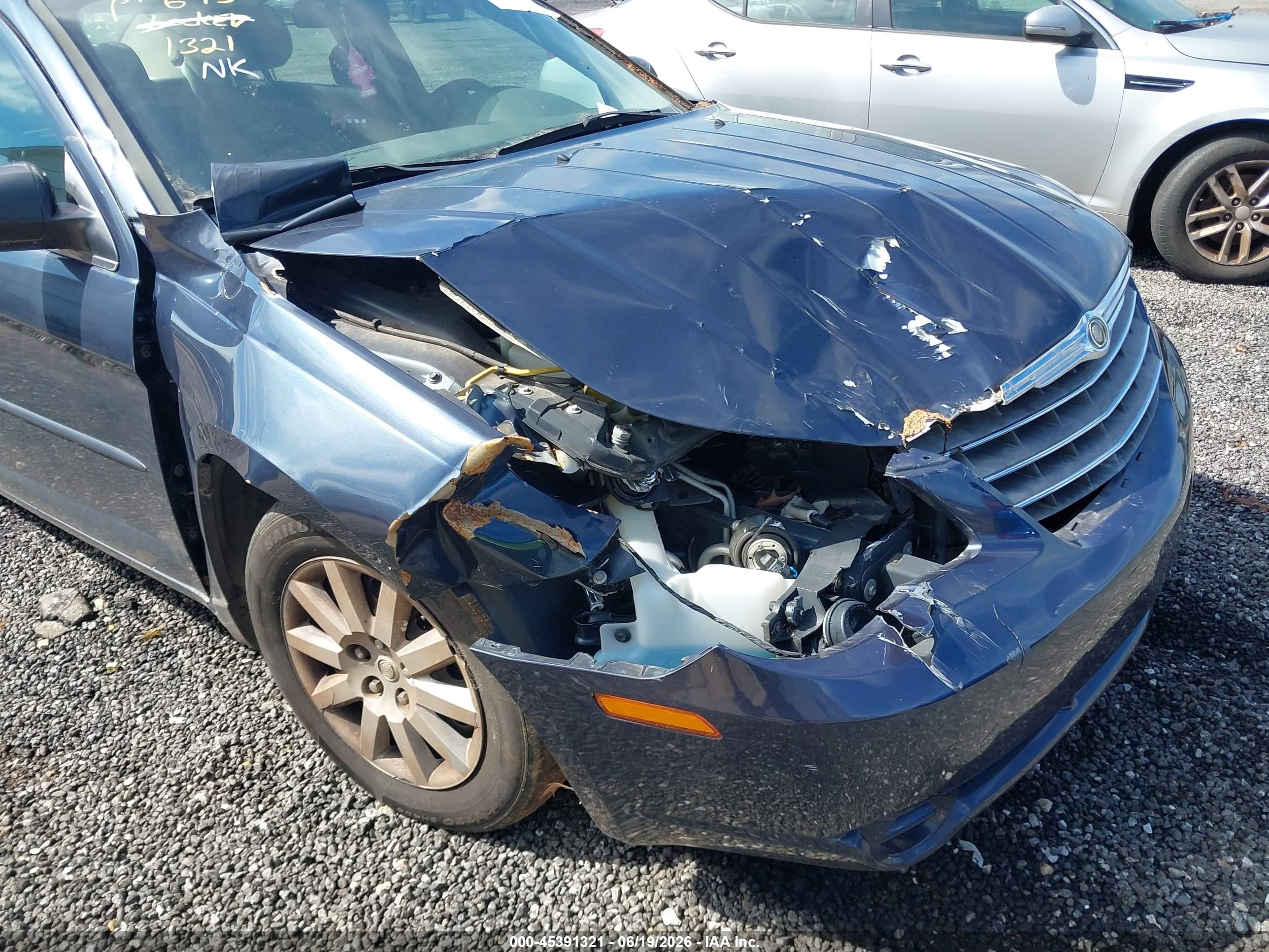2008 Chrysler Sebring Lx Navy vin: 1C3LC46K48N155920