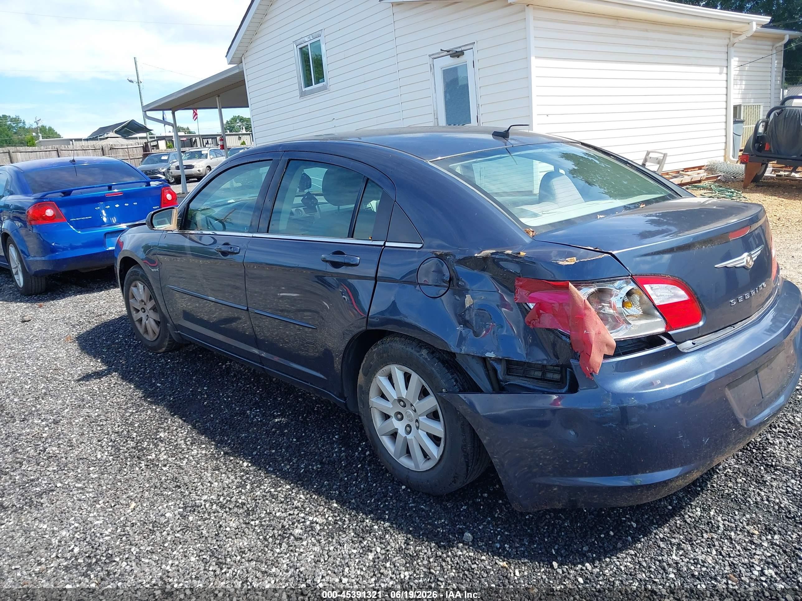 2008 Chrysler Sebring Lx Navy vin: 1C3LC46K48N155920