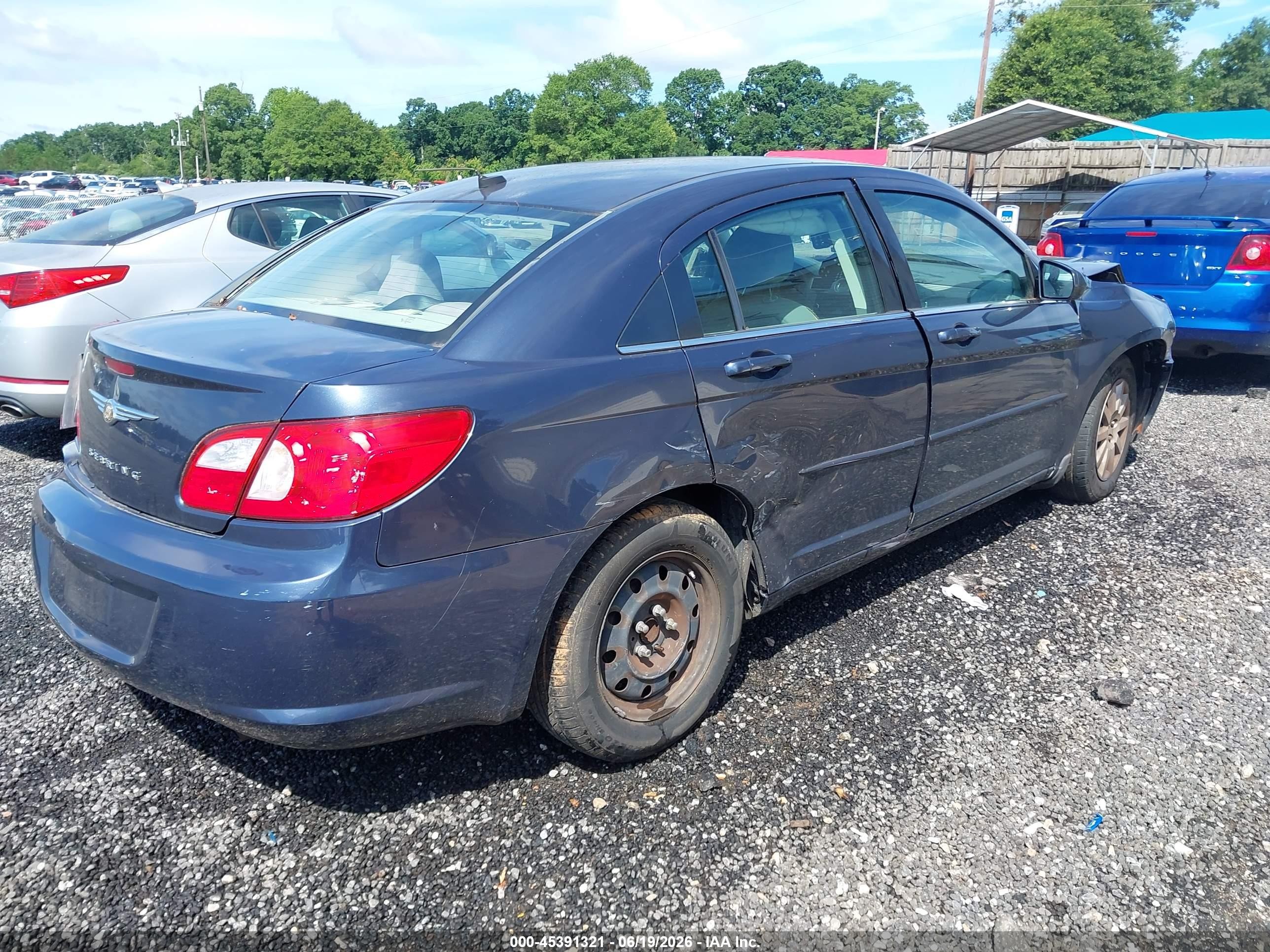 2008 Chrysler Sebring Lx Navy vin: 1C3LC46K48N155920