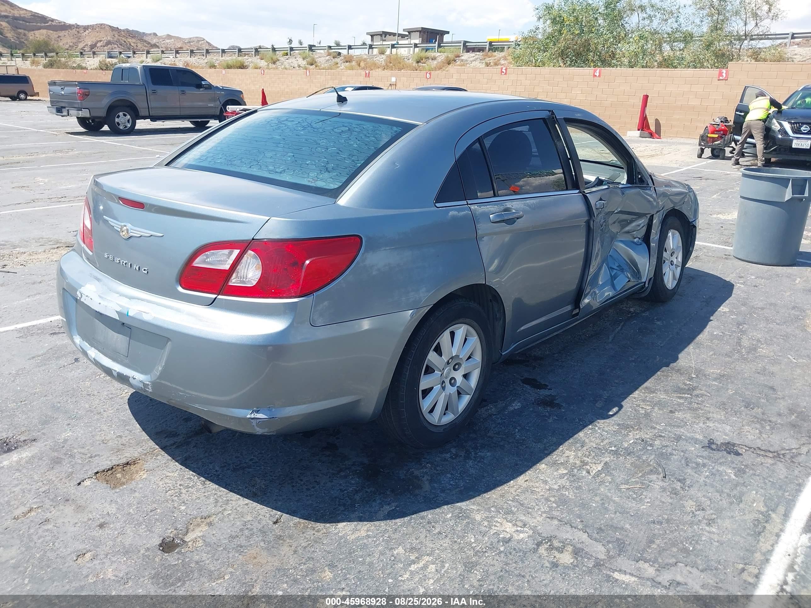 2007 Chrysler Sebring   Gray vin: 1C3LC46K57N604746