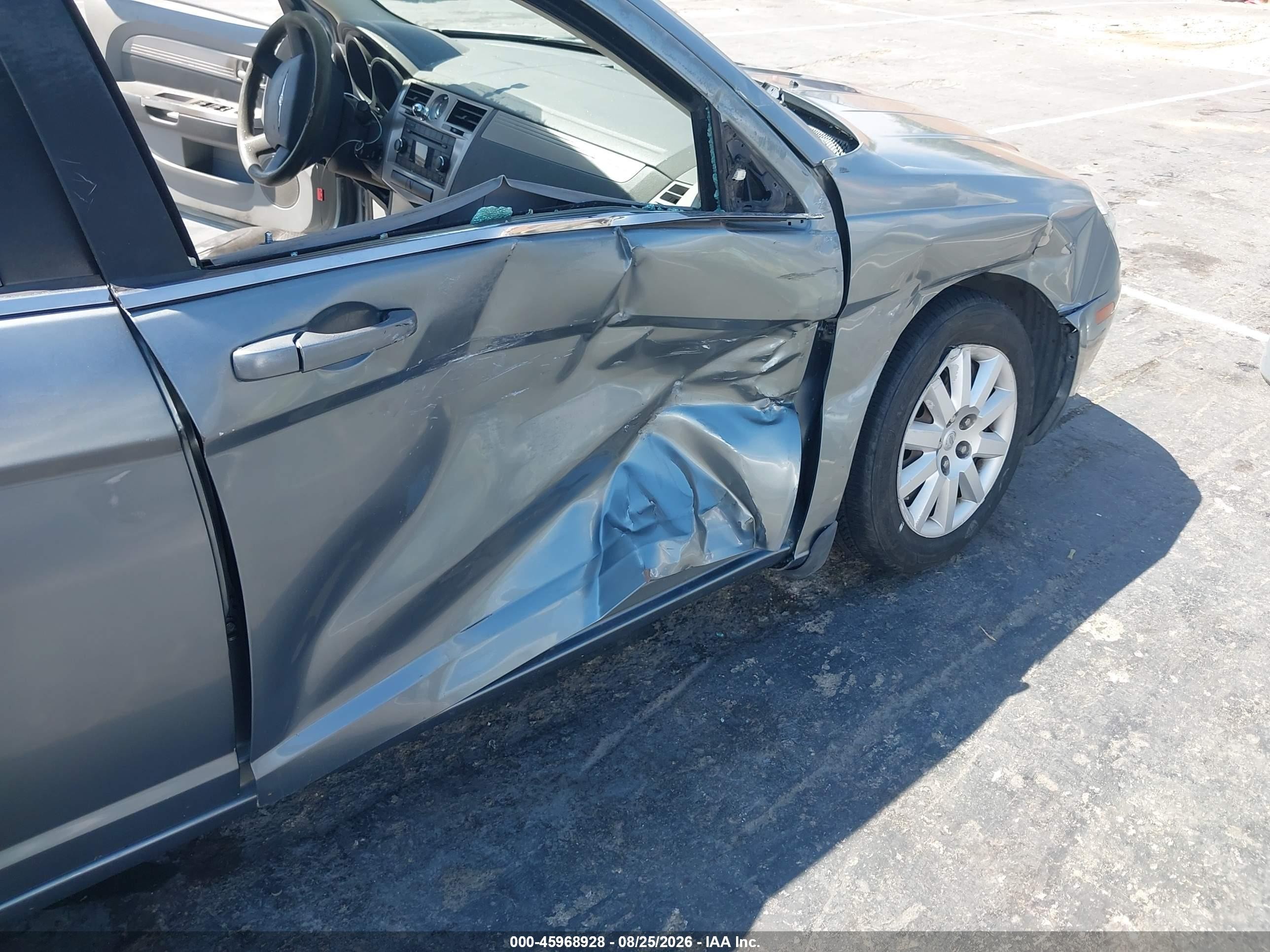 2007 Chrysler Sebring   Gray vin: 1C3LC46K57N604746