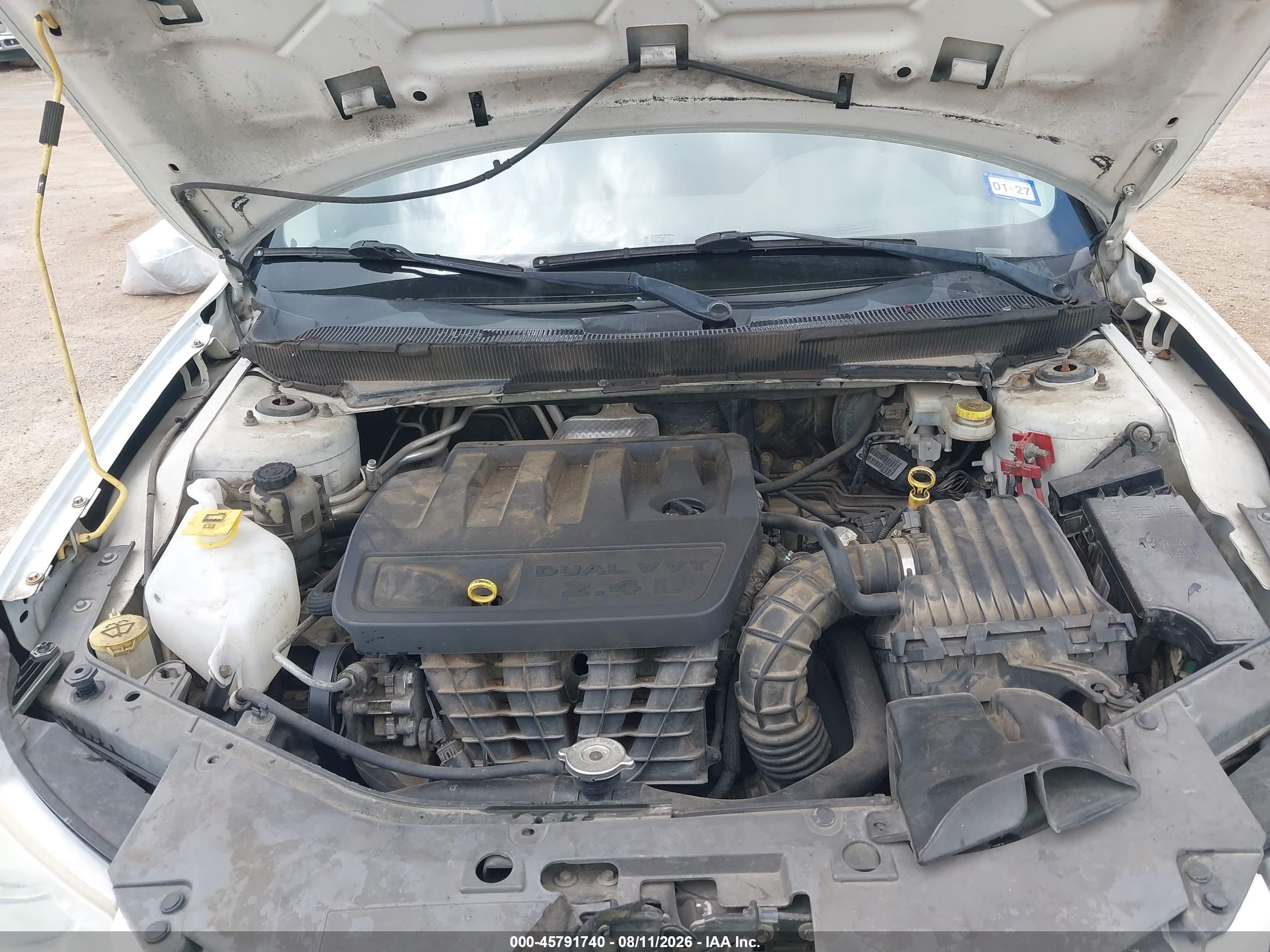 2008 Chrysler Sebring Lx White vin: 1C3LC46K78N188765