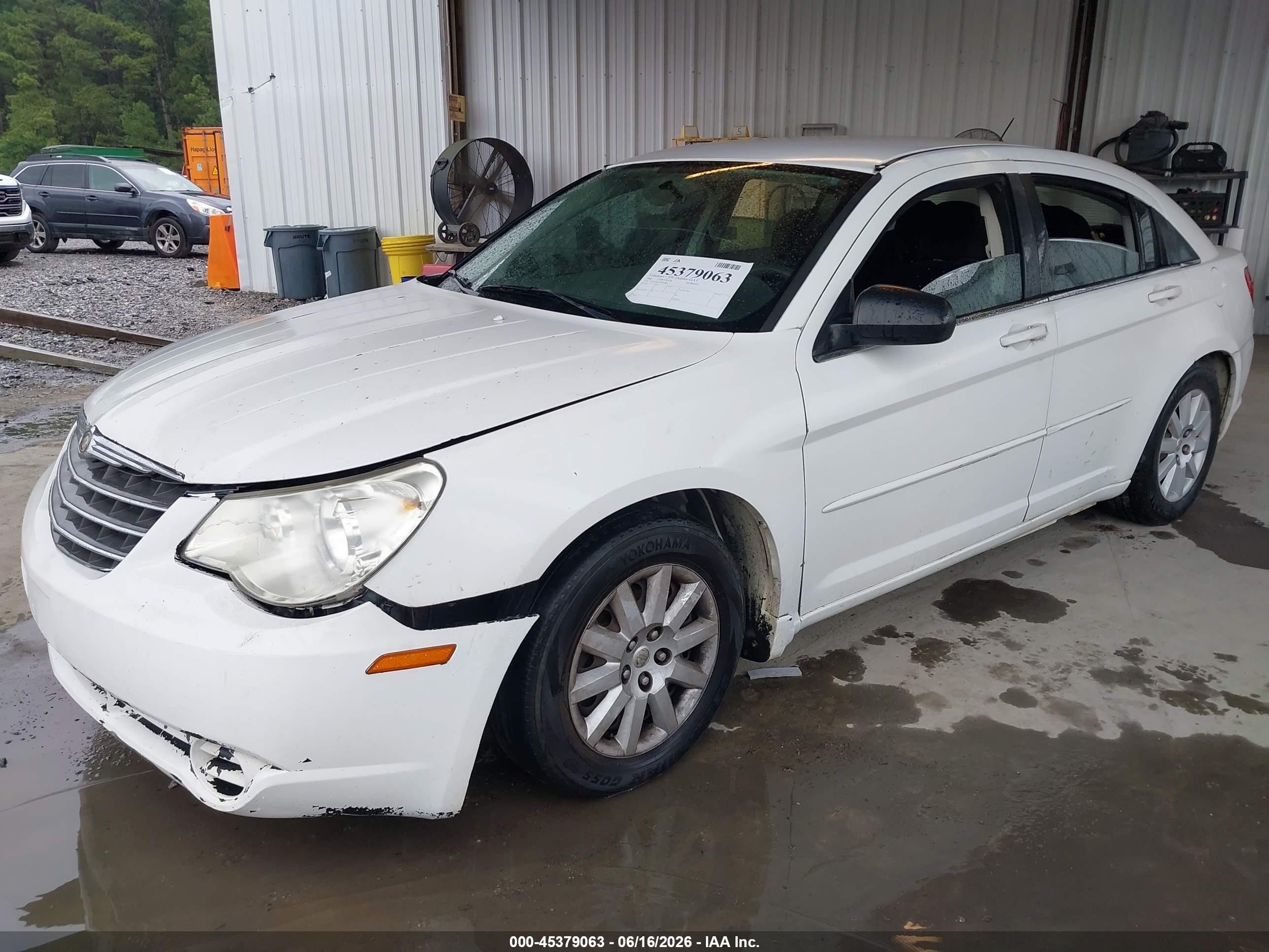 2008 Chrysler Sebring Lx White vin: 1C3LC46K78N204866