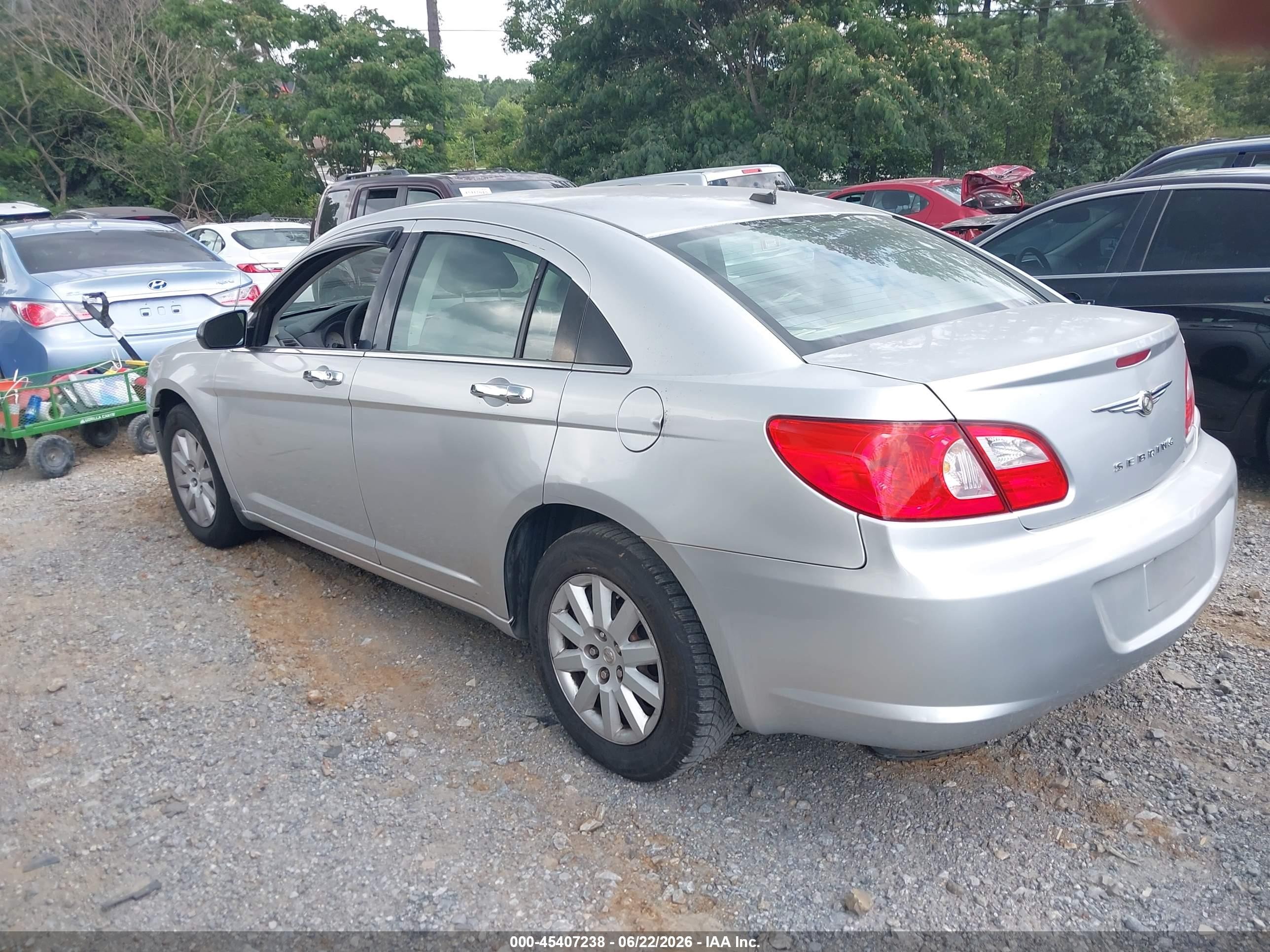 2008 Chrysler Sebring Lx Silver vin: 1C3LC46K78N261634