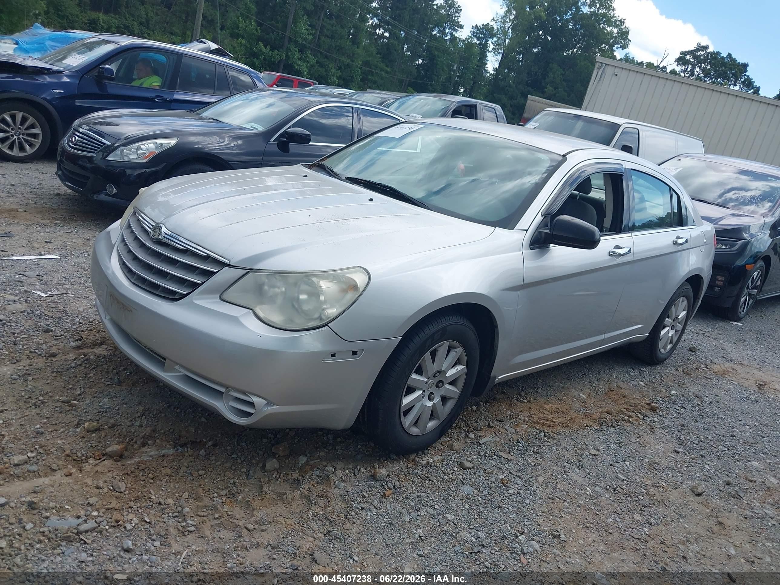2008 Chrysler Sebring Lx Silver vin: 1C3LC46K78N261634
