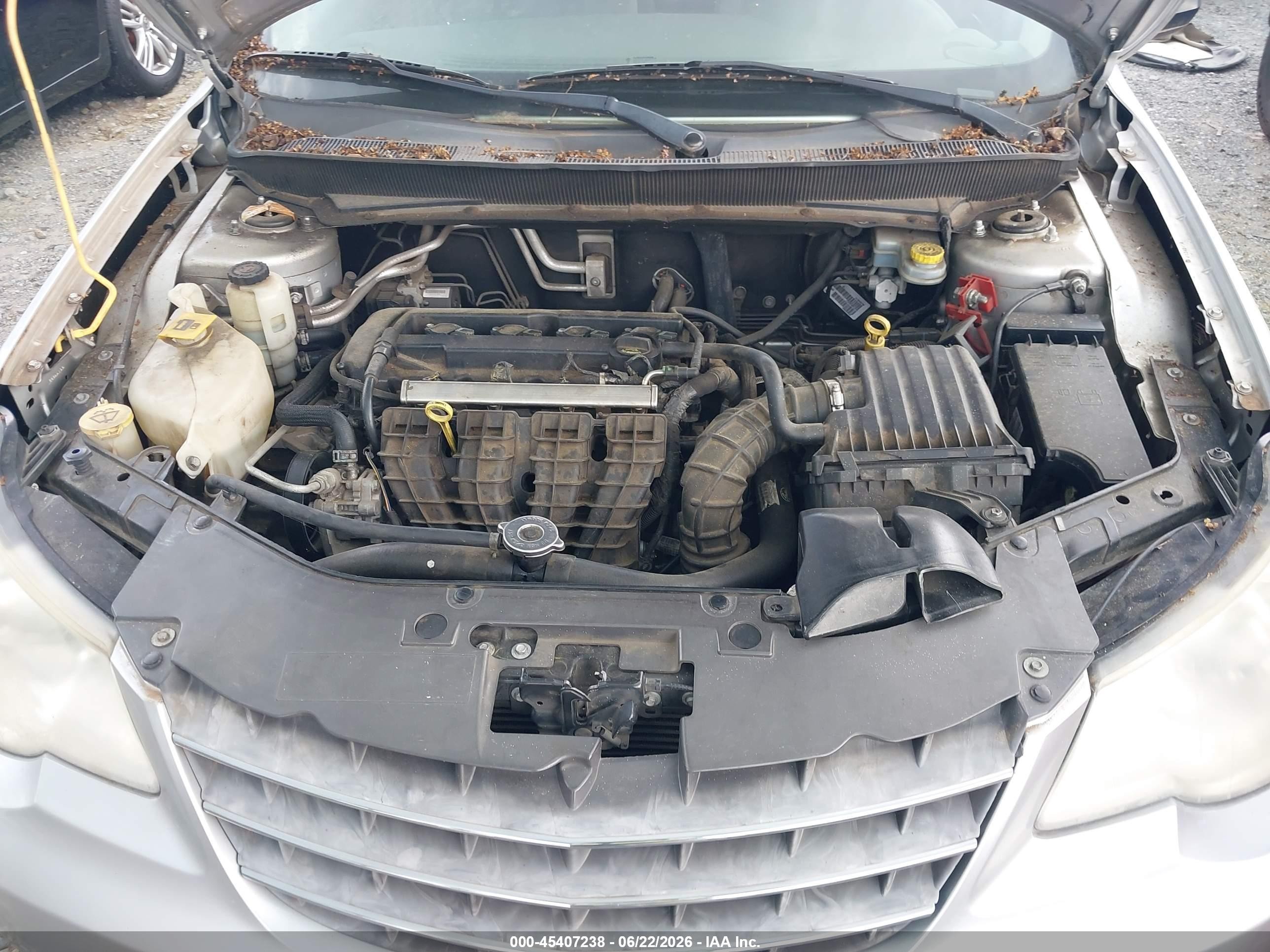 2008 Chrysler Sebring Lx Silver vin: 1C3LC46K78N261634