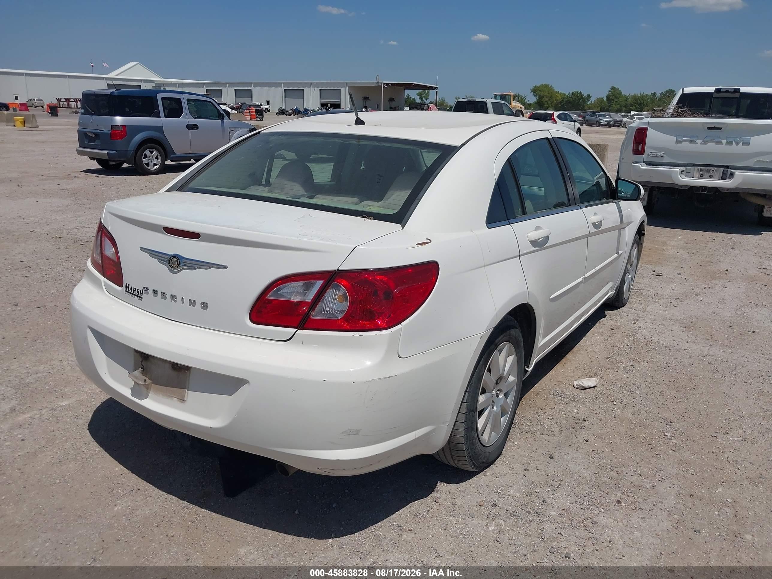 2007 Chrysler Sebring White vin: 1C3LC46K97N558063