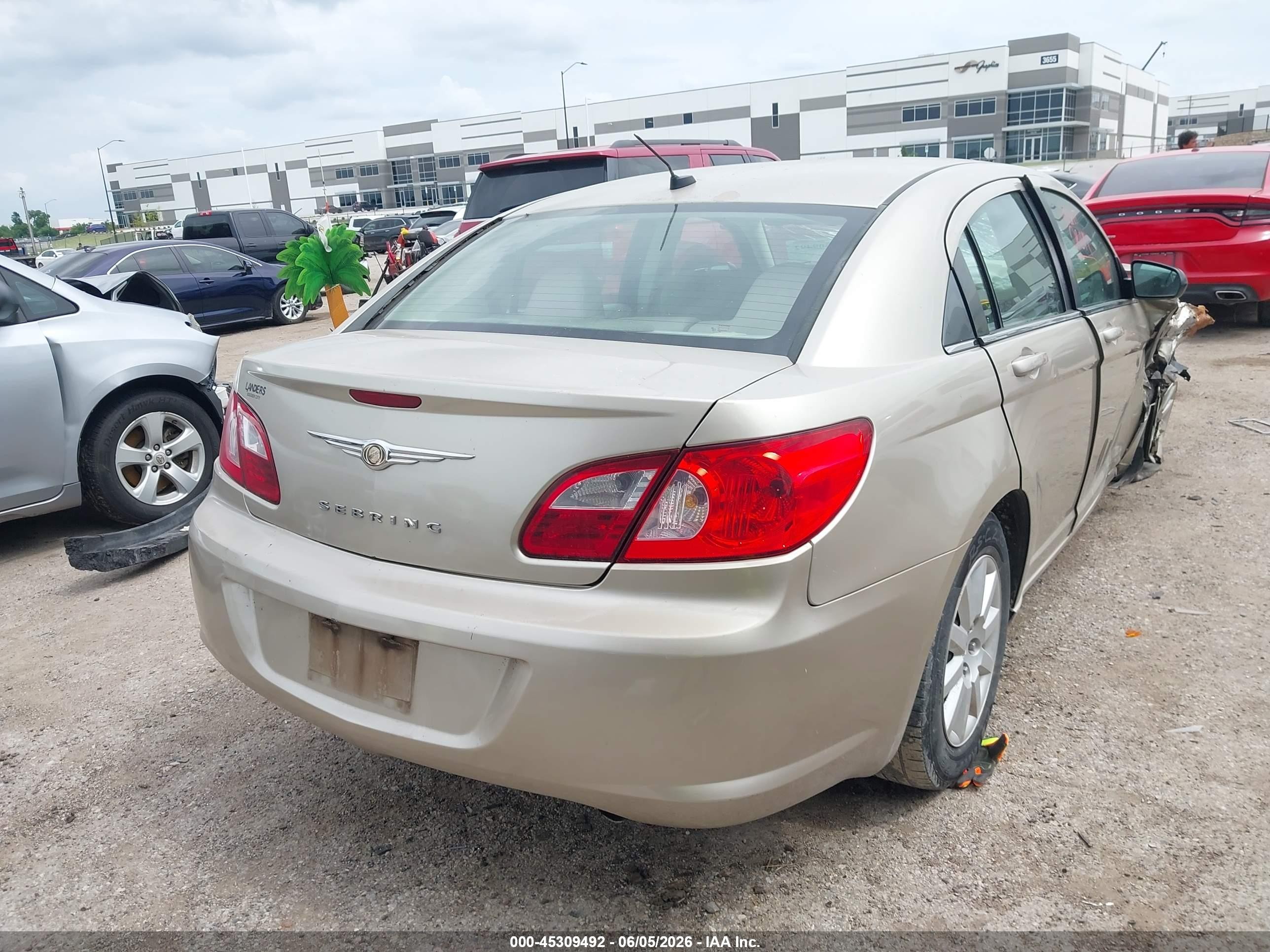 2007 Chrysler Sebring   Gold vin: 1C3LC46K97N678560