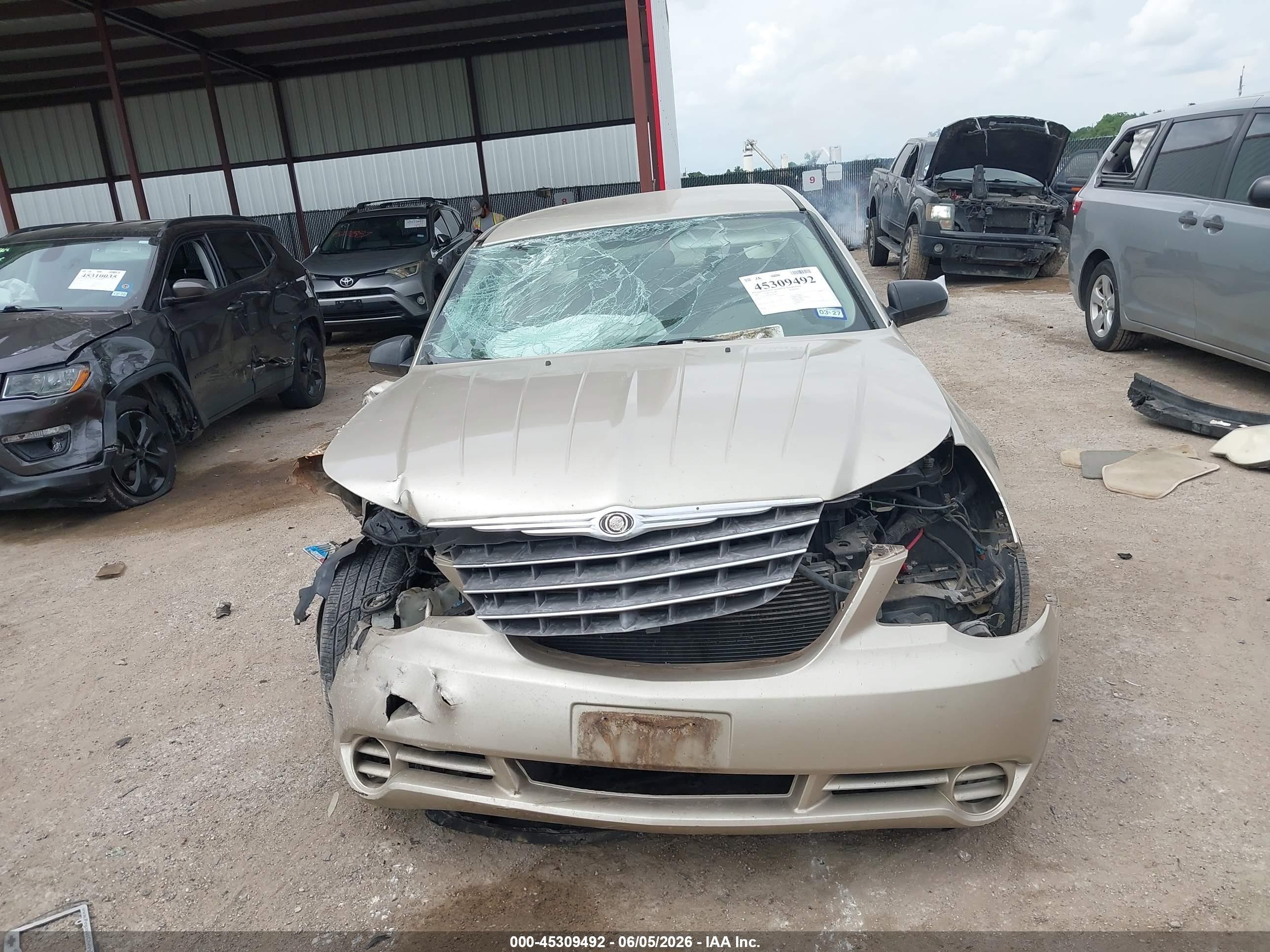 2007 Chrysler Sebring   Gold vin: 1C3LC46K97N678560