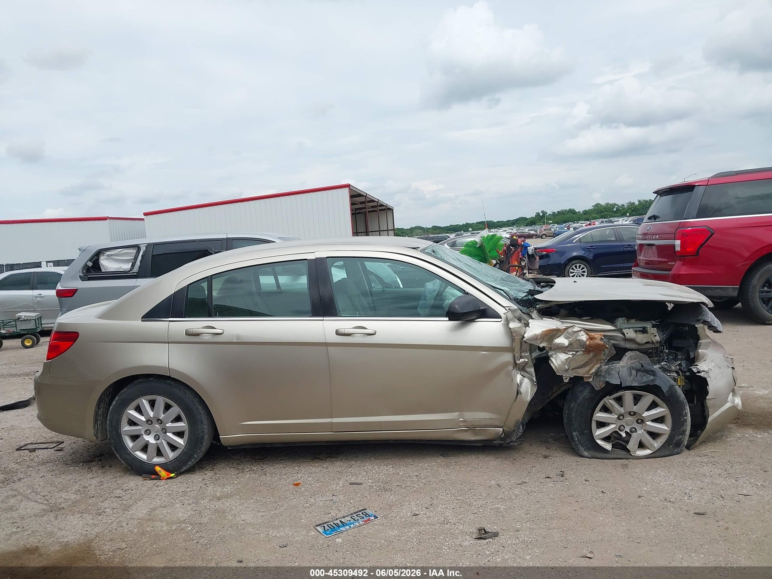 2007 Chrysler Sebring   Gold vin: 1C3LC46K97N678560
