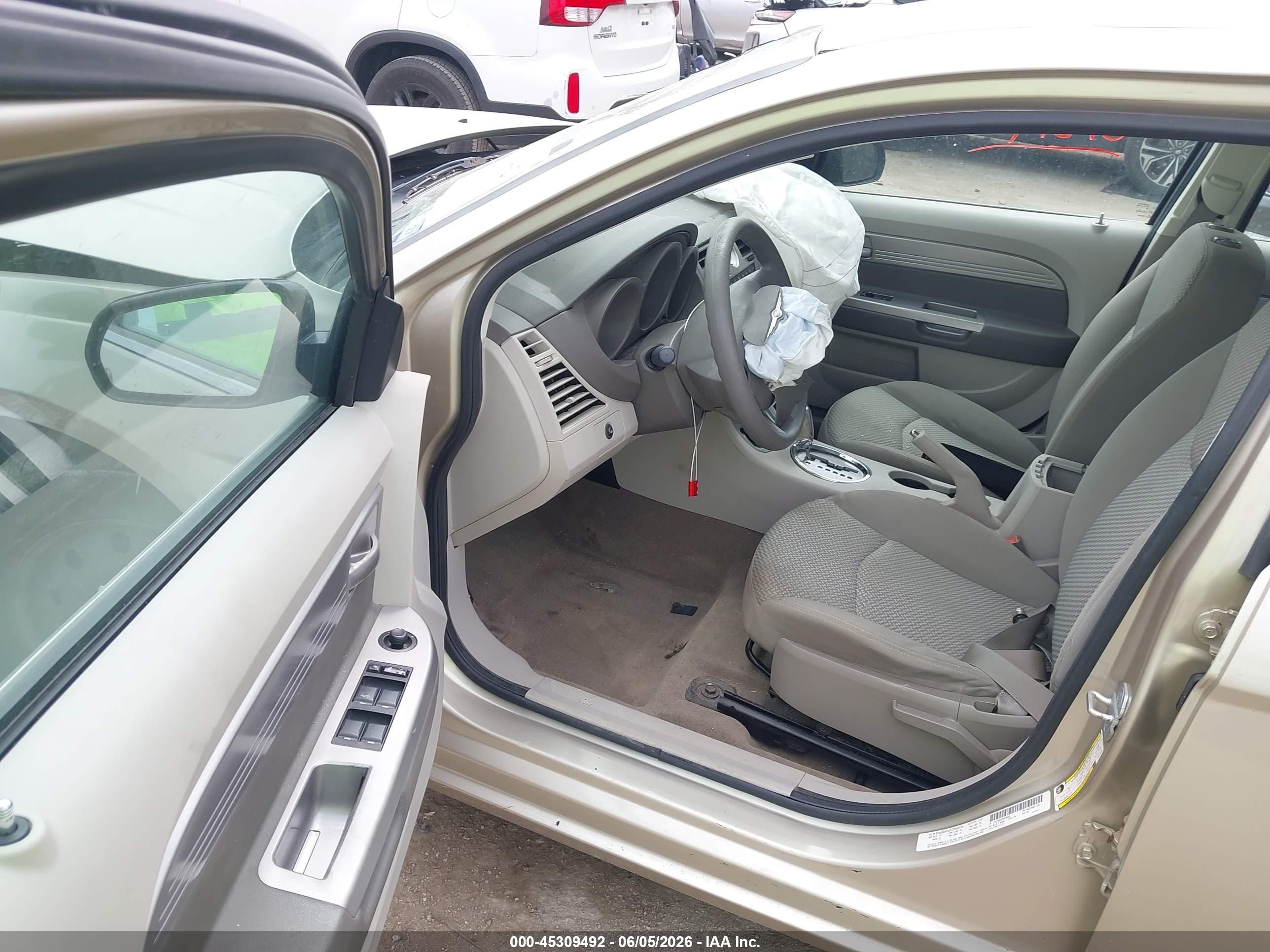 2007 Chrysler Sebring   Gold vin: 1C3LC46K97N678560