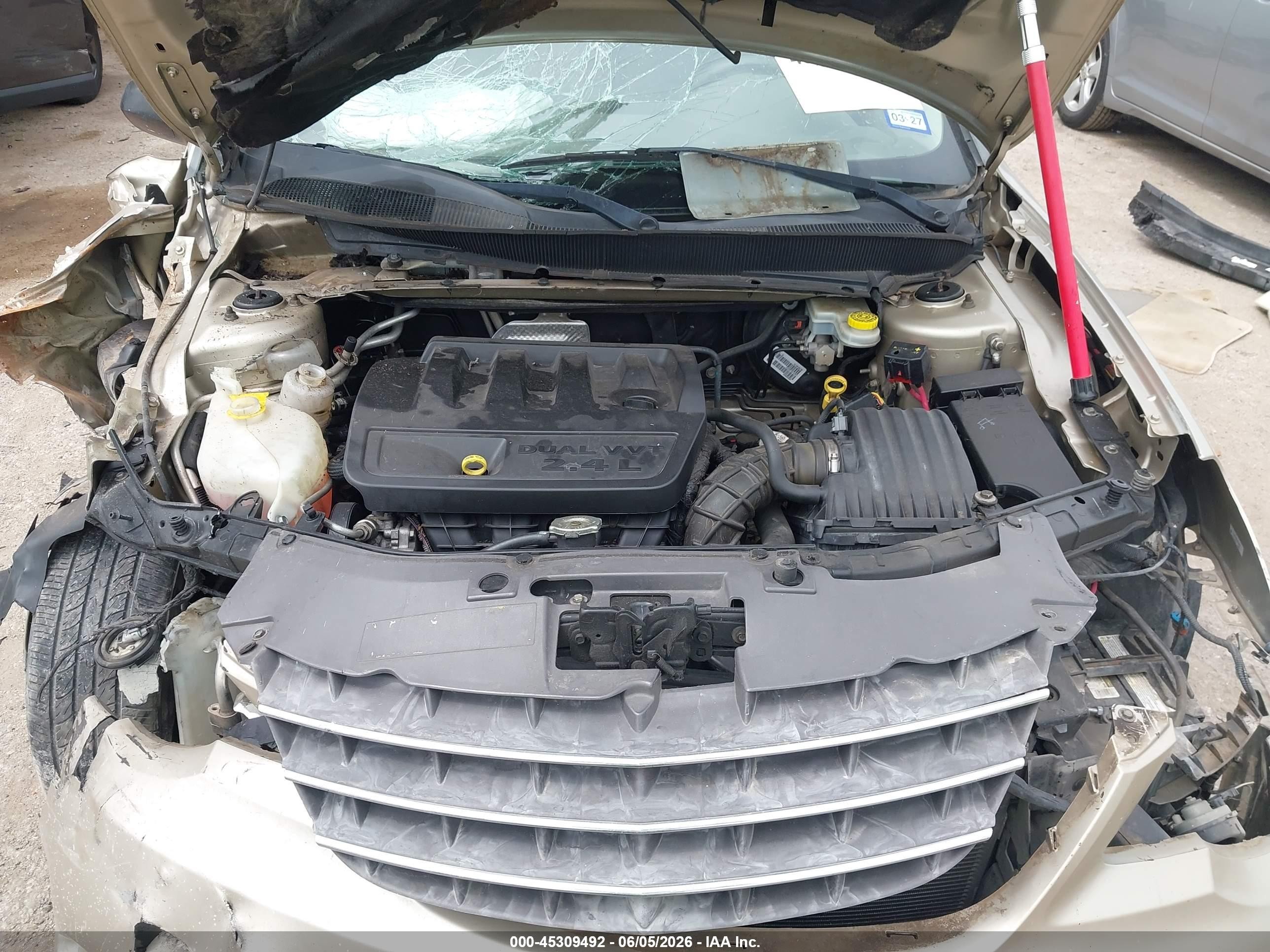 2007 Chrysler Sebring   Gold vin: 1C3LC46K97N678560