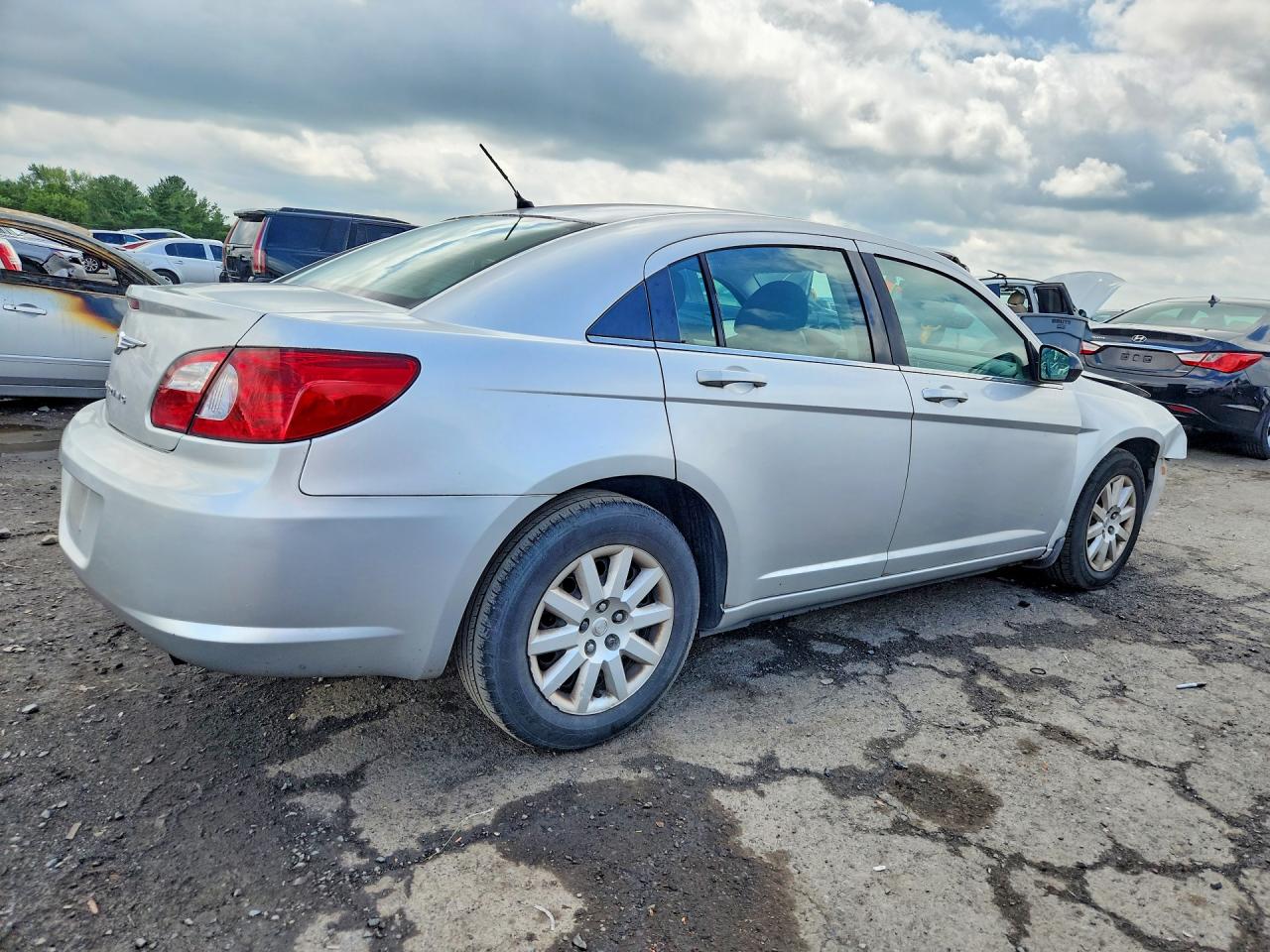2007 Chrysler Sebring Silver vin: 1C3LC46R37N609344