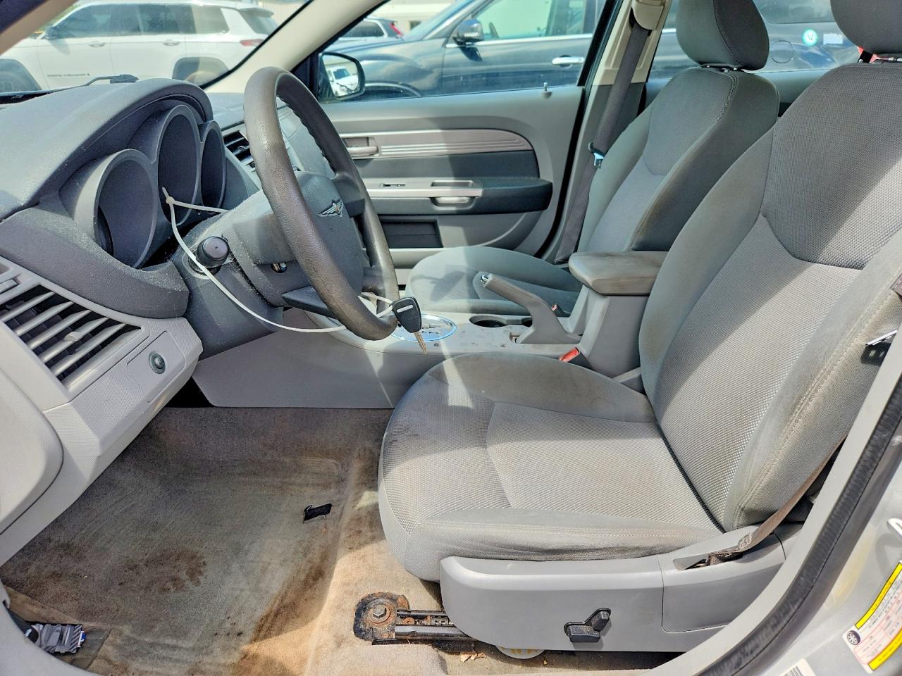 2007 Chrysler Sebring Silver vin: 1C3LC46R37N609344