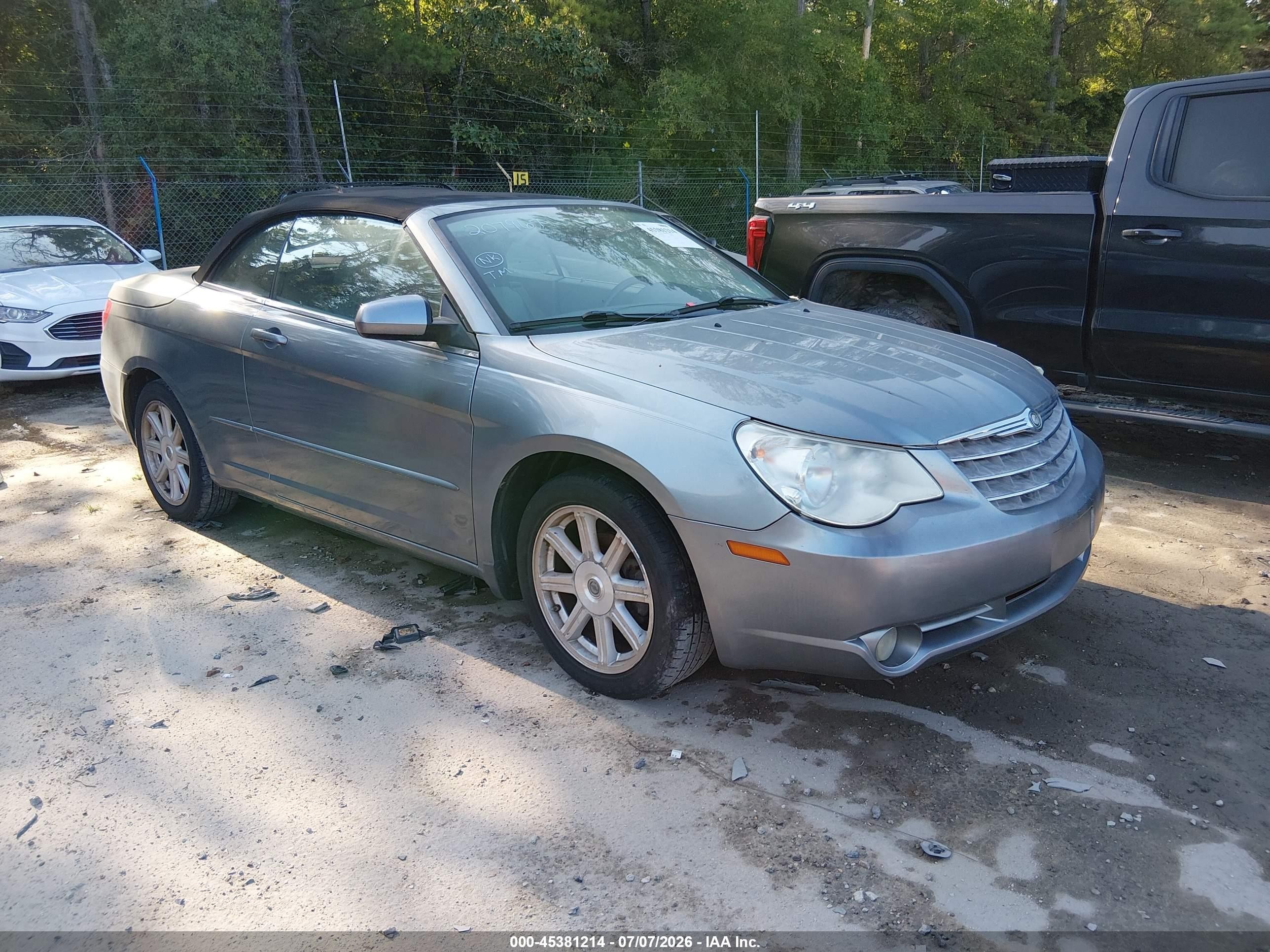 2008 Chrysler Sebring Touring Gray vin: 1C3LC55R08N207967