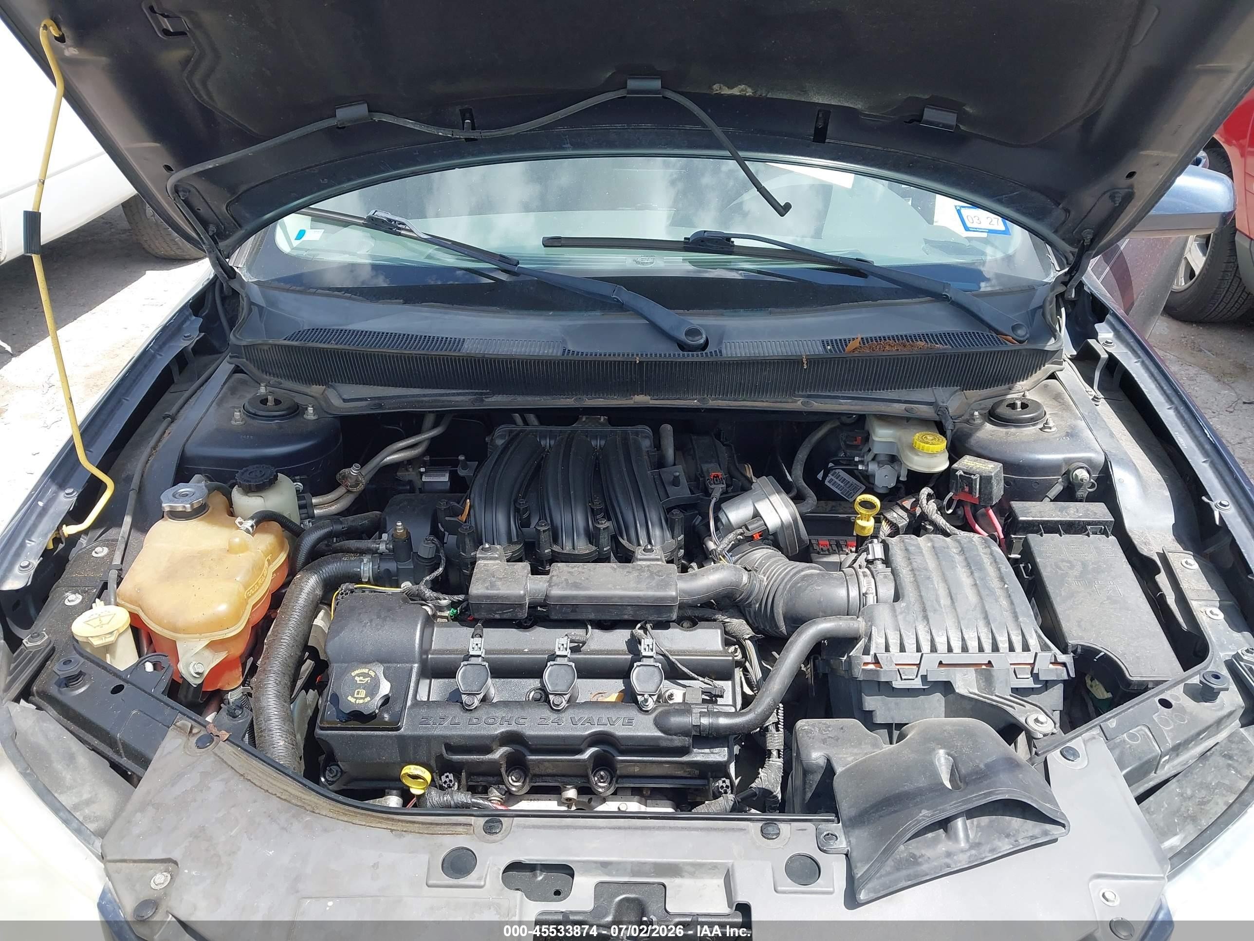 2008 Chrysler Sebring Touring Blue vin: 1C3LC55R08N248860