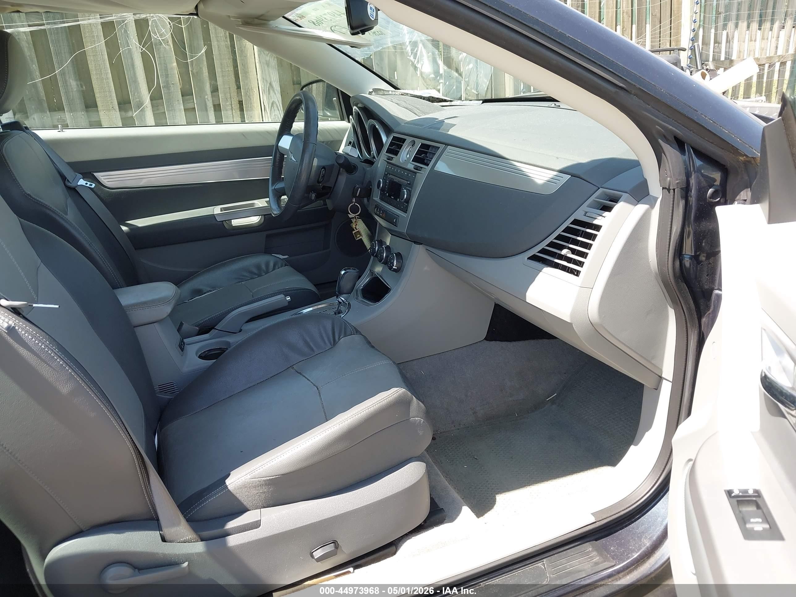 2008 Chrysler Sebring Touring Blue vin: 1C3LC55R18N180584