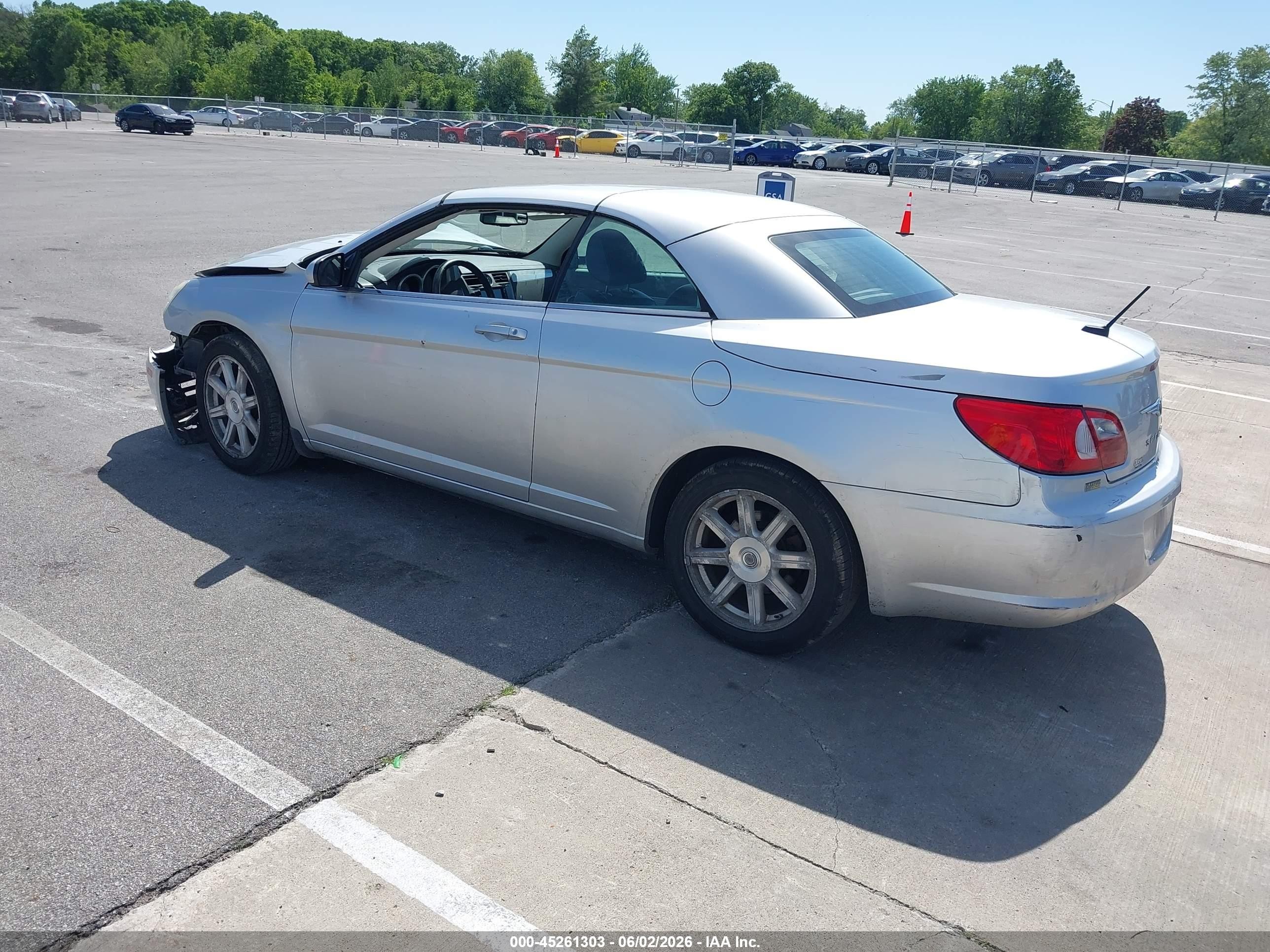 2008 Chrysler Sebring Touring White vin: 1C3LC55R18N232053