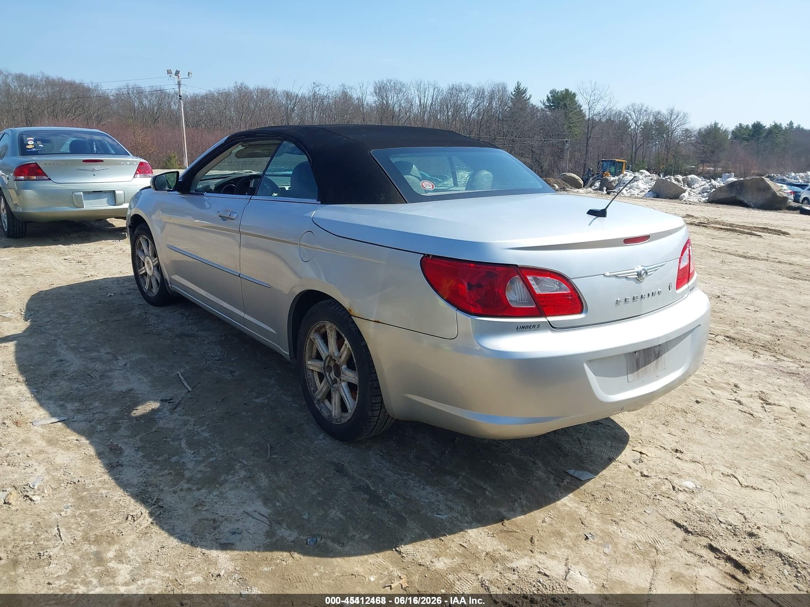 2008 Chrysler Sebring Touring Gray vin: 1C3LC55R28N223393