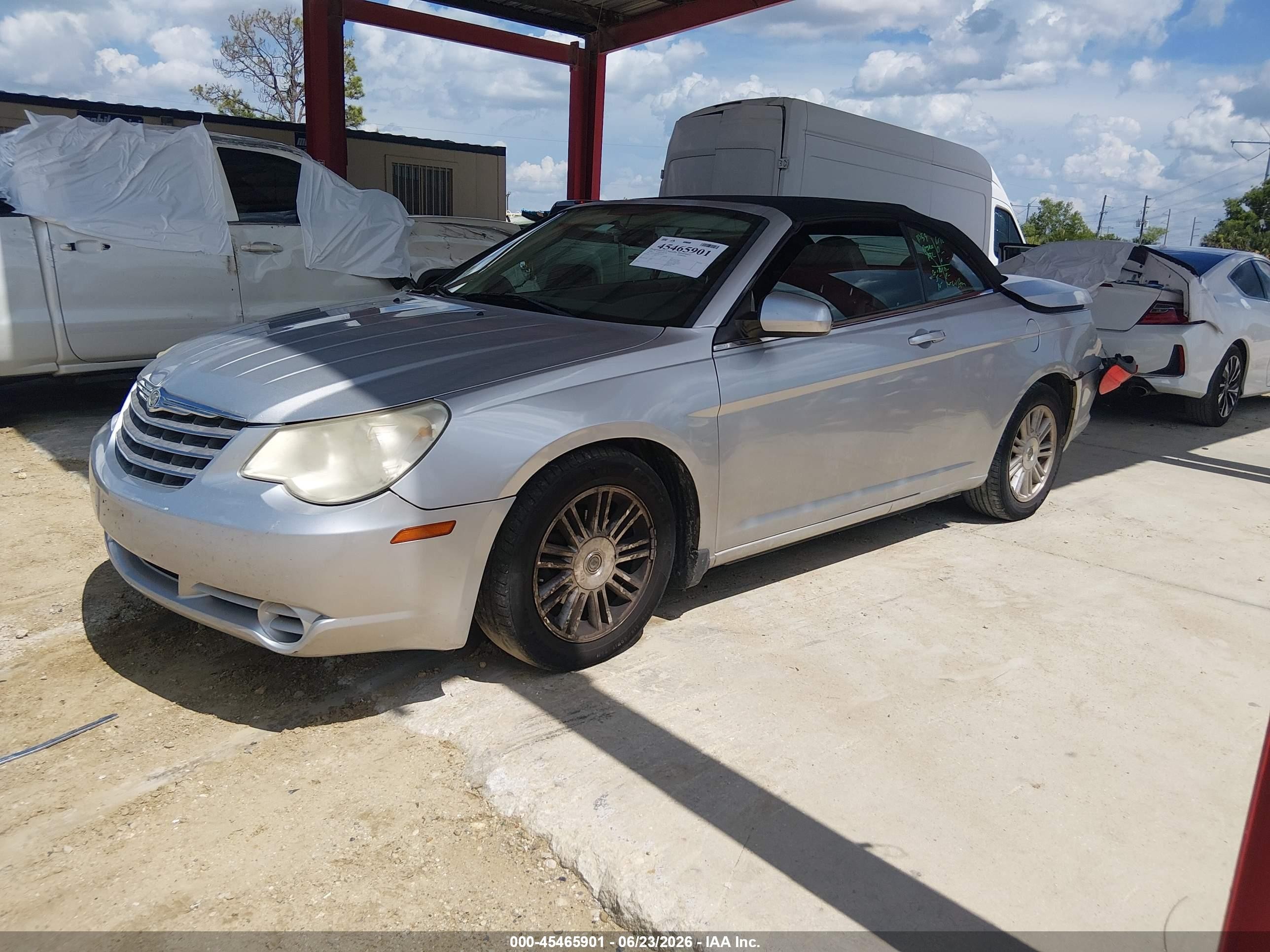 2008 Chrysler Sebring Touring Gray vin: 1C3LC55R28N248276