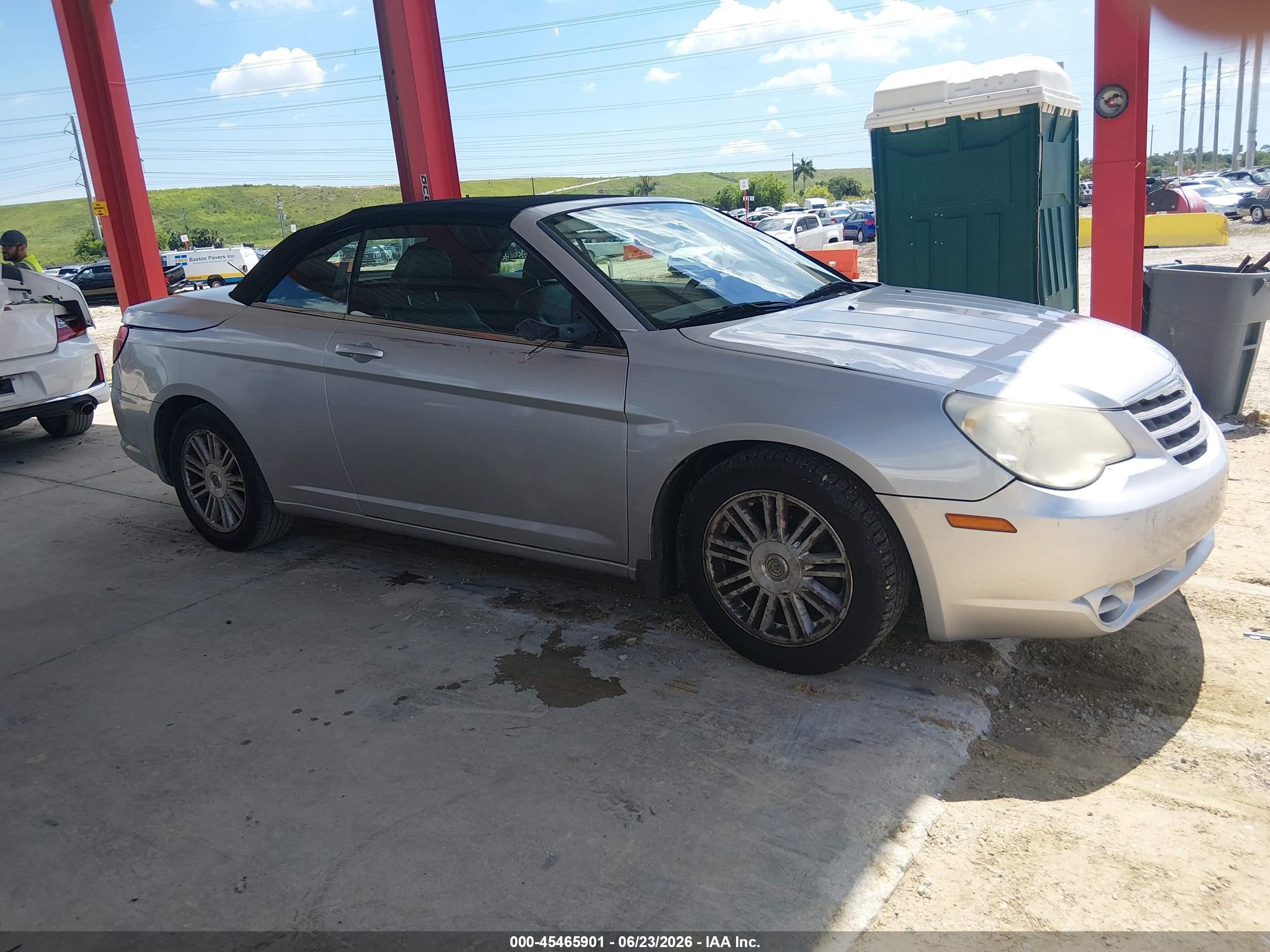 2008 Chrysler Sebring Touring Gray vin: 1C3LC55R28N248276